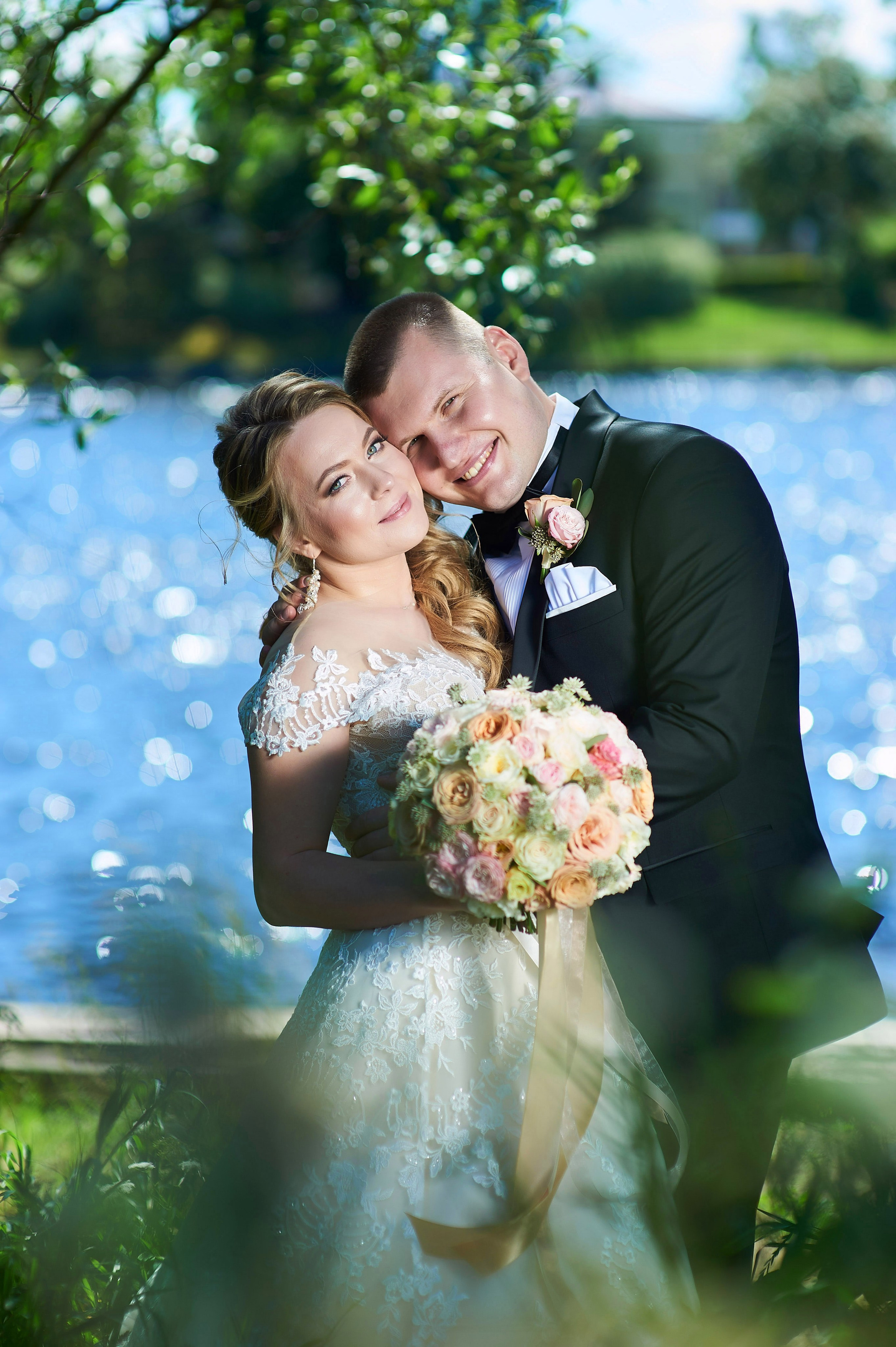 Юлия и Антон (Первый Дворец Бракосочетания, прогулка на Елагином острове). Портретный, семейный и свадебный фотограф в Санкт-Петербурге и в Пушкине Ширяев Денис