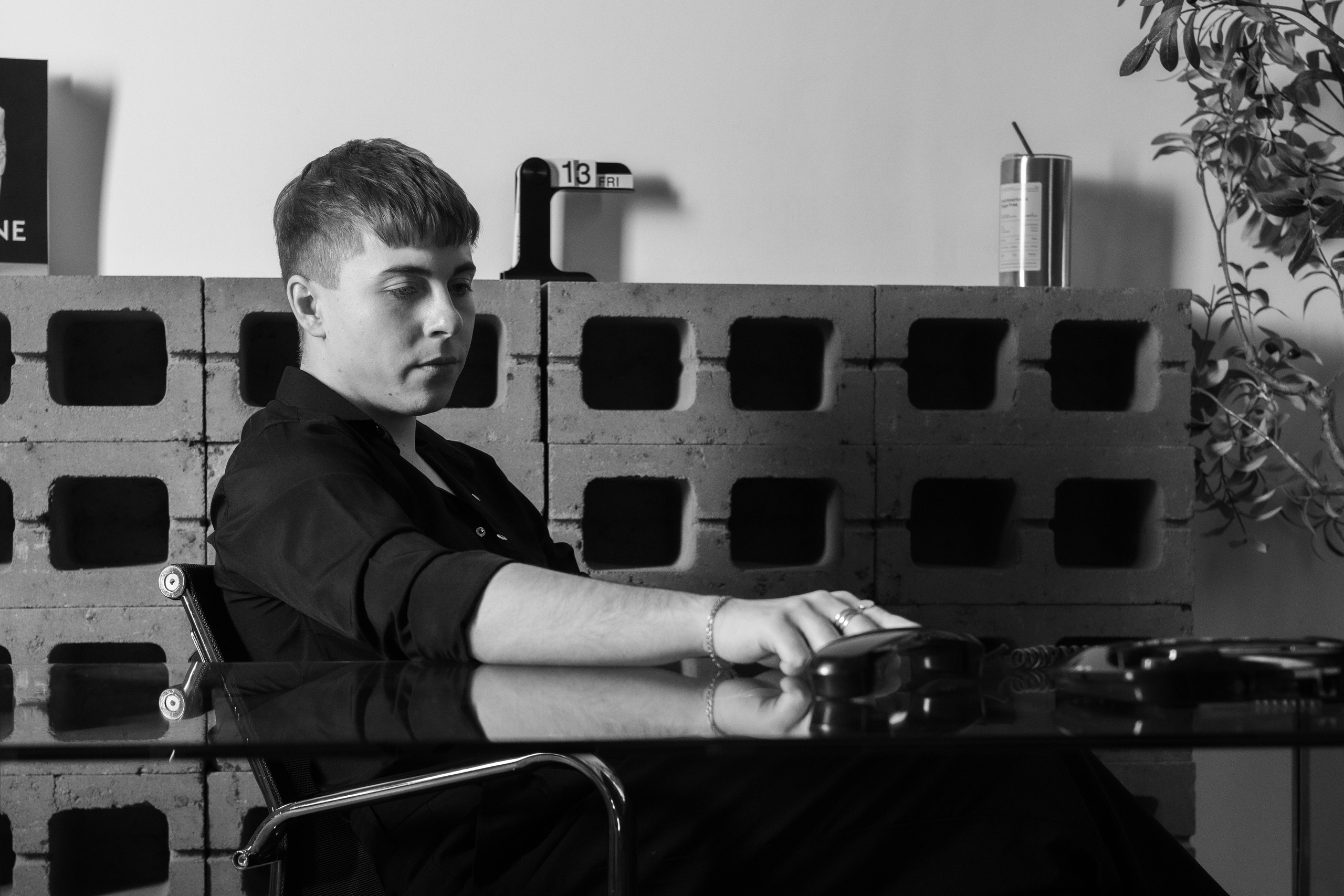 Мужской черно-белый портрет. Фотограф и видеограф в Москве Анна Матюхина