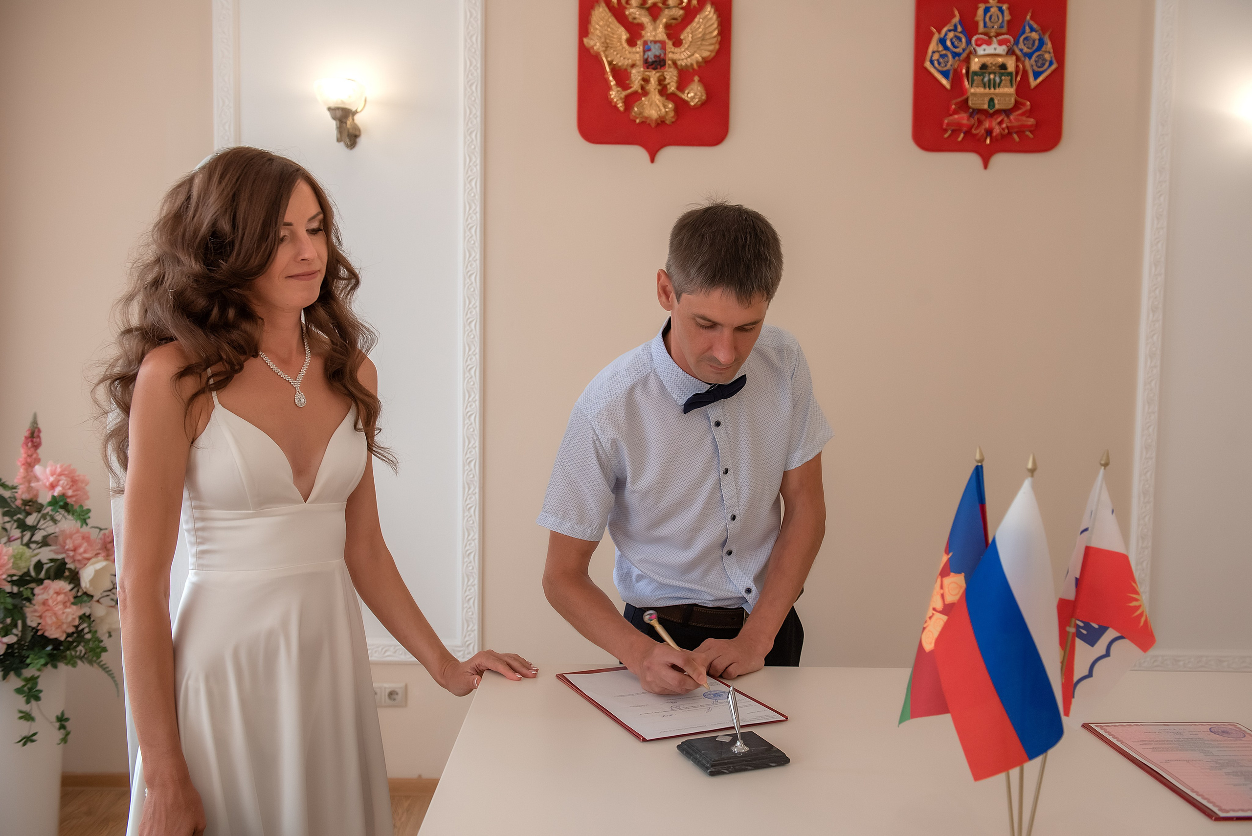 Свадебная съемка ЗАГС и прогулка Красная поляна Сочи Алексей и Татьяна. Семейный и коммерческий фотограф в Сочи Александр Бодунов