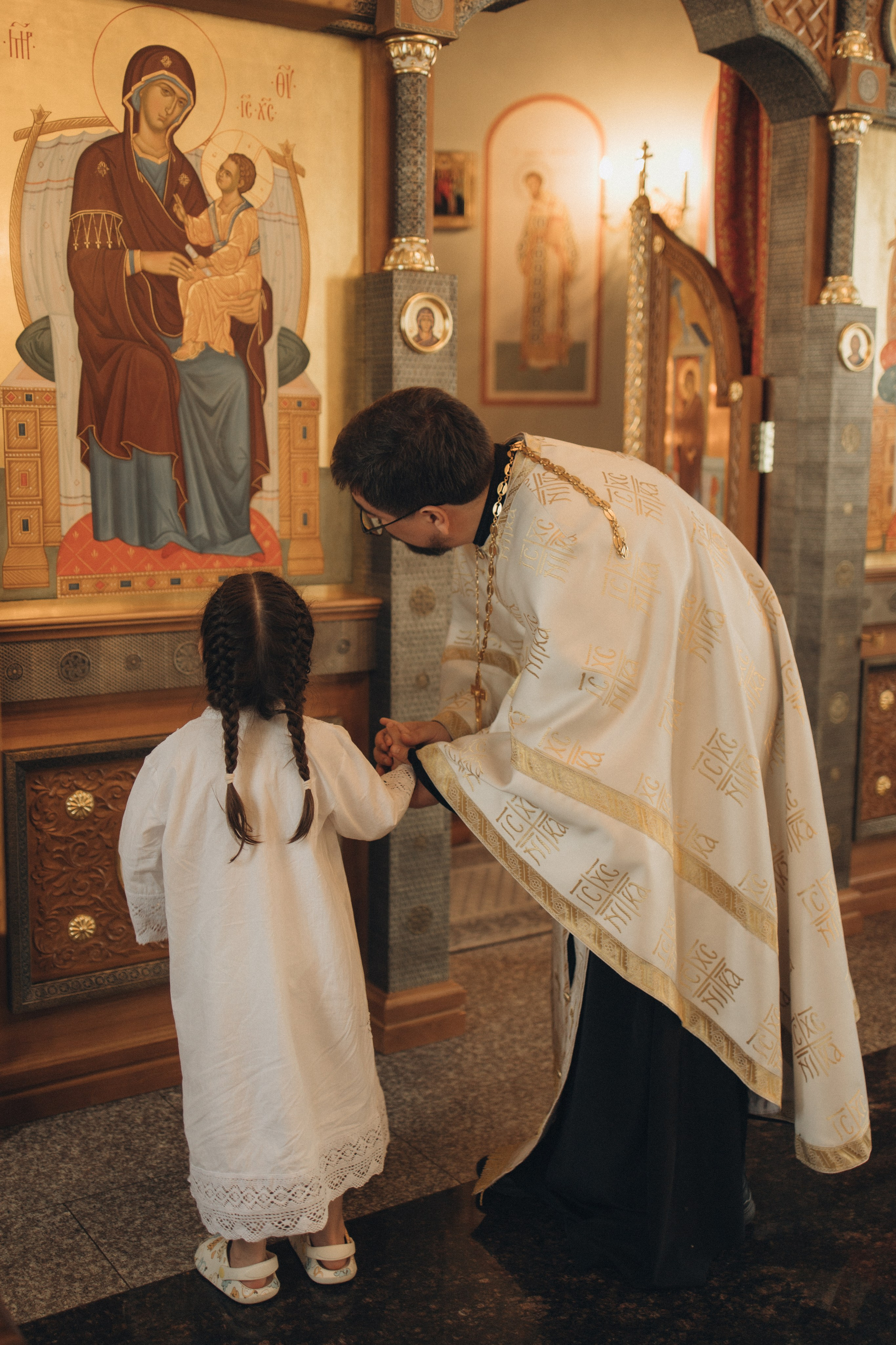 Таинство крещения. Семейный фотограф Москва и МО