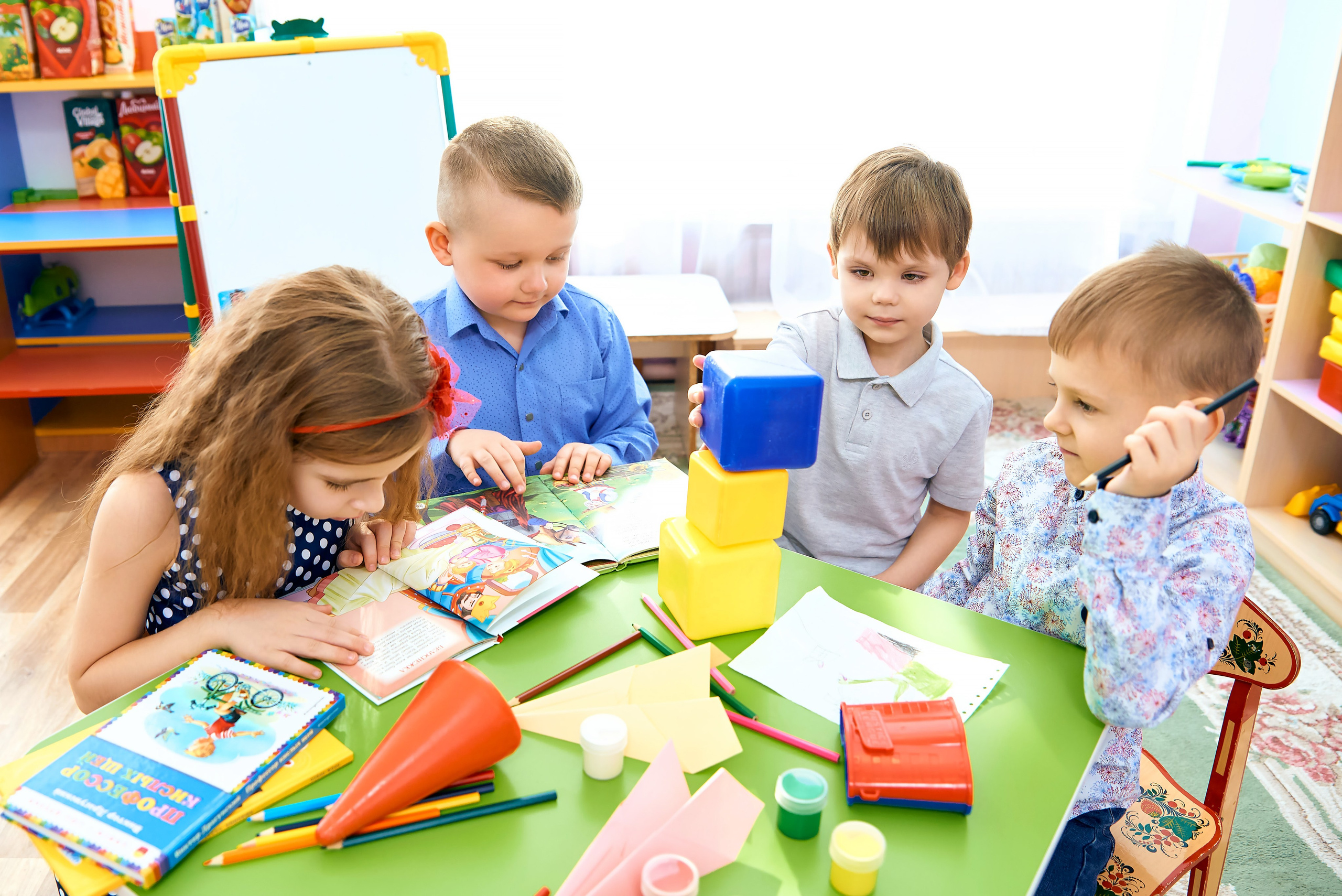 Группа Капельки Детский сад Глазуновка выпуск 2024. Фотограф в Орле Павел Черкасов