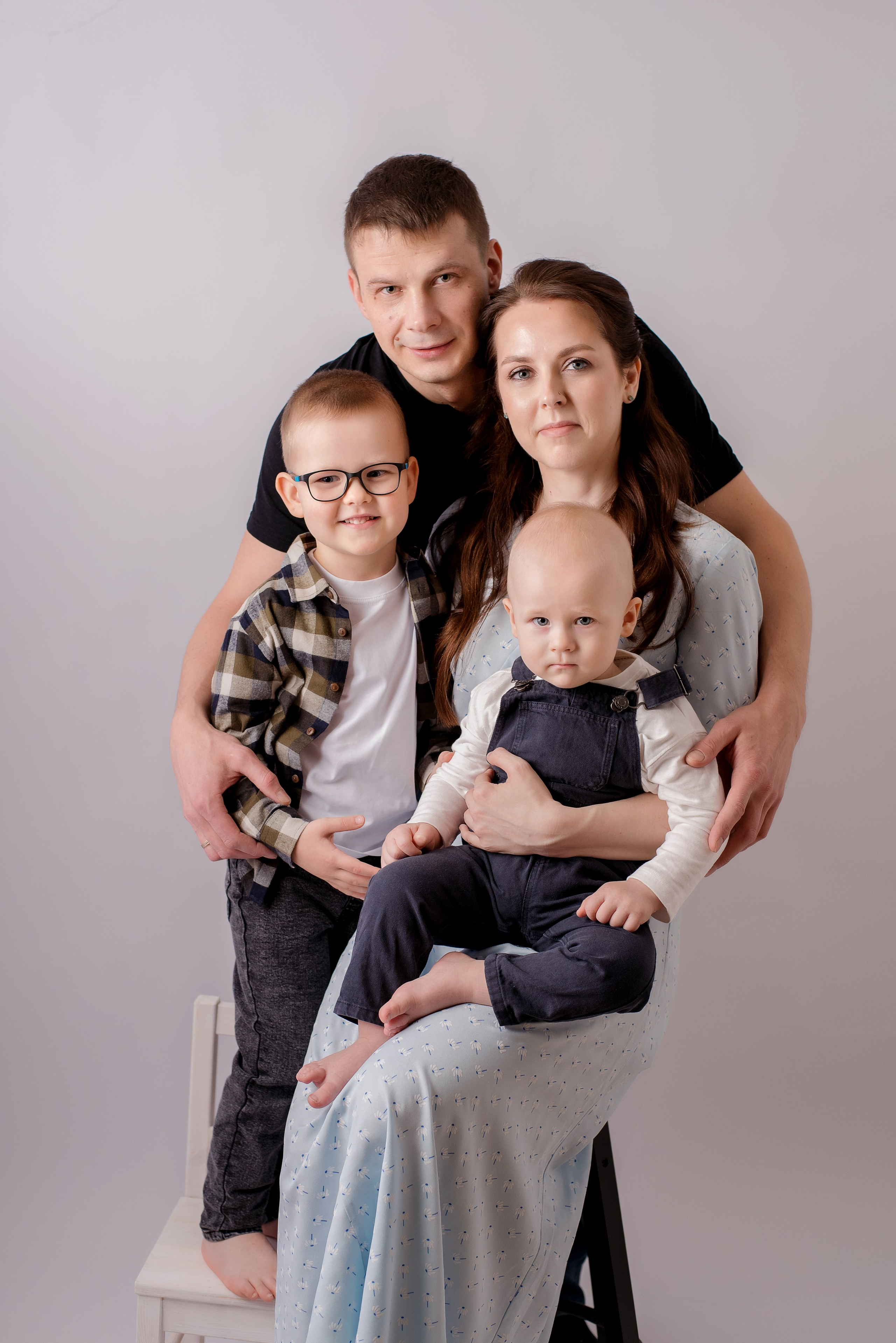 1 год семейная. Детский фотограф в Долгопрудном и Москве