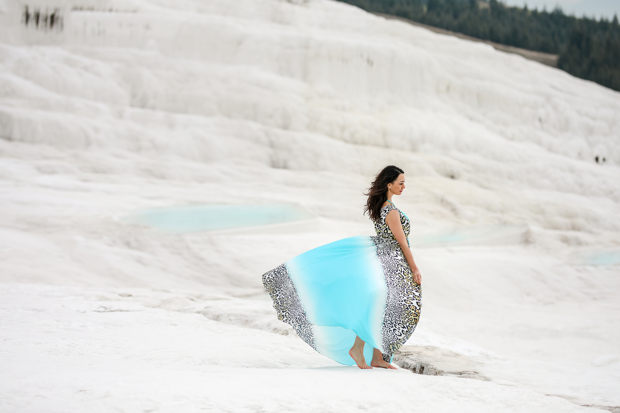 Photoshooting in Pamukkale