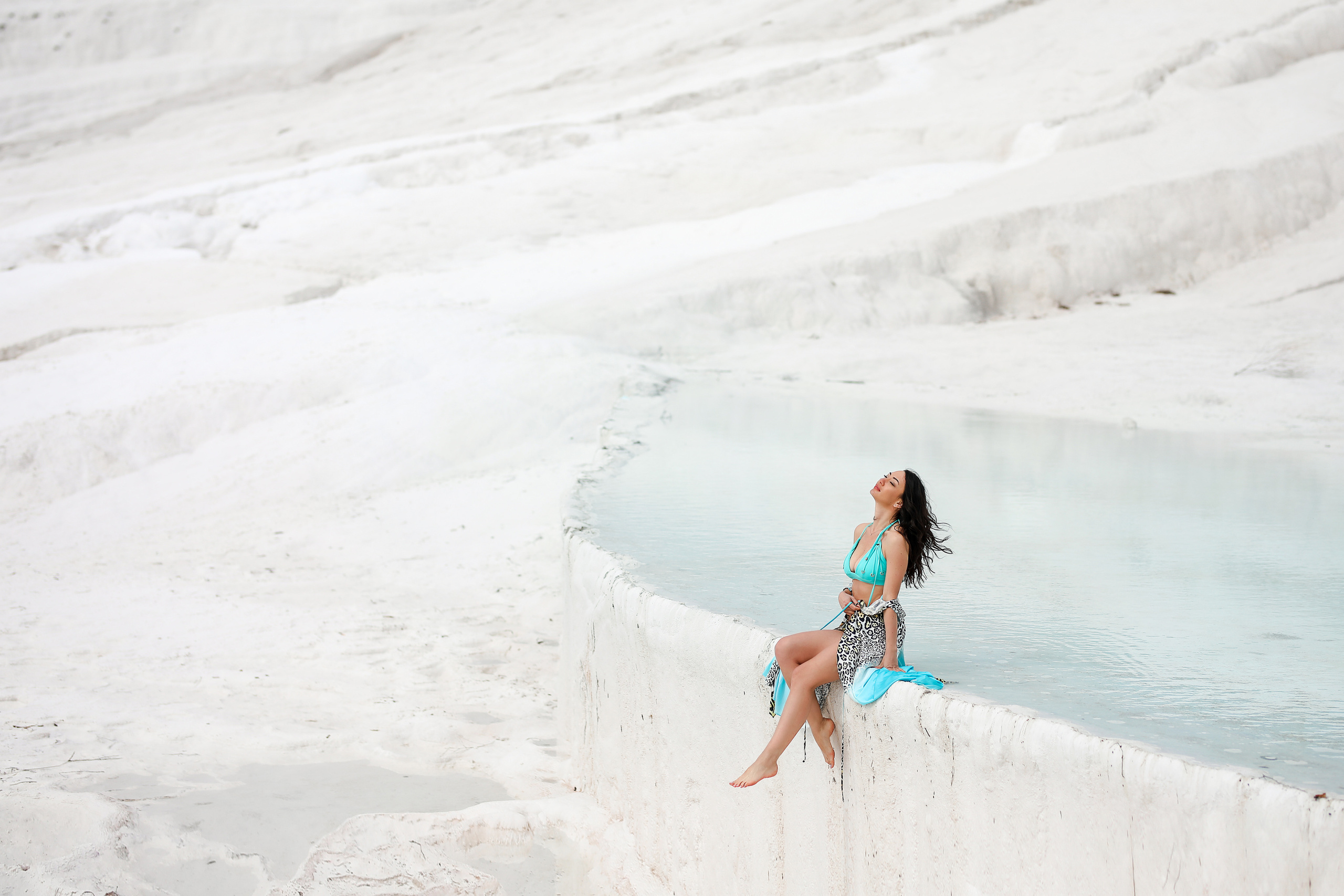 Photoshooting in Pamukkale