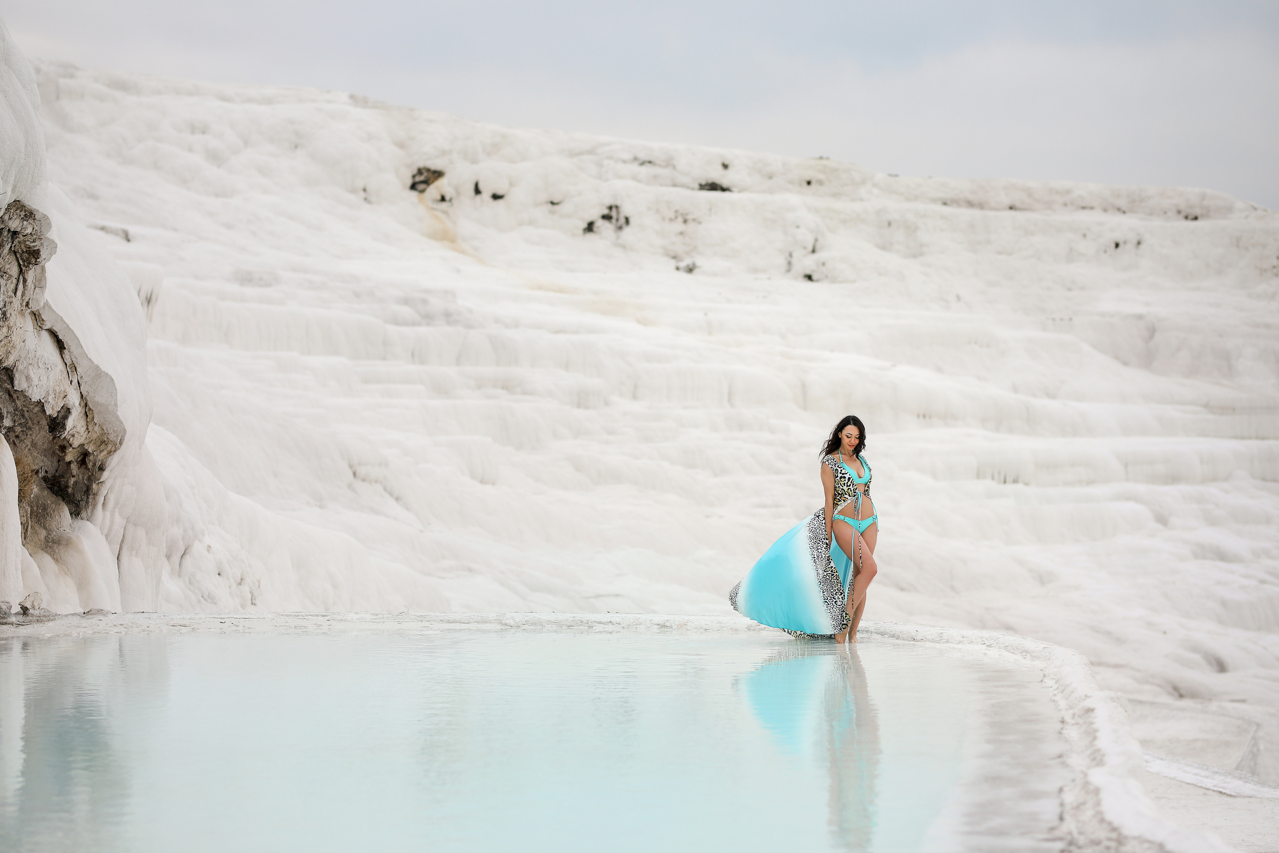 Photoshooting in Pamukkale