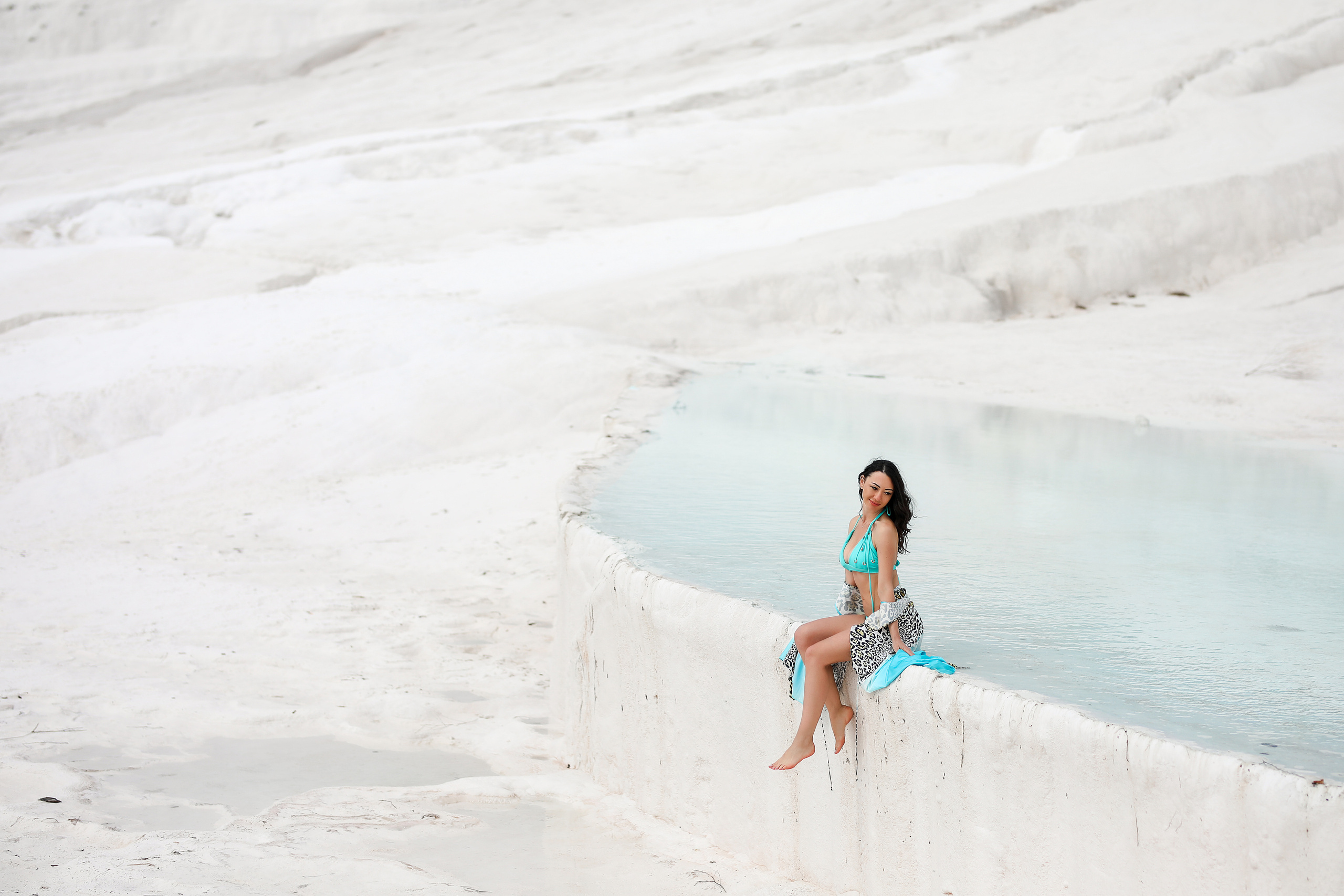 Photoshooting in Pamukkale