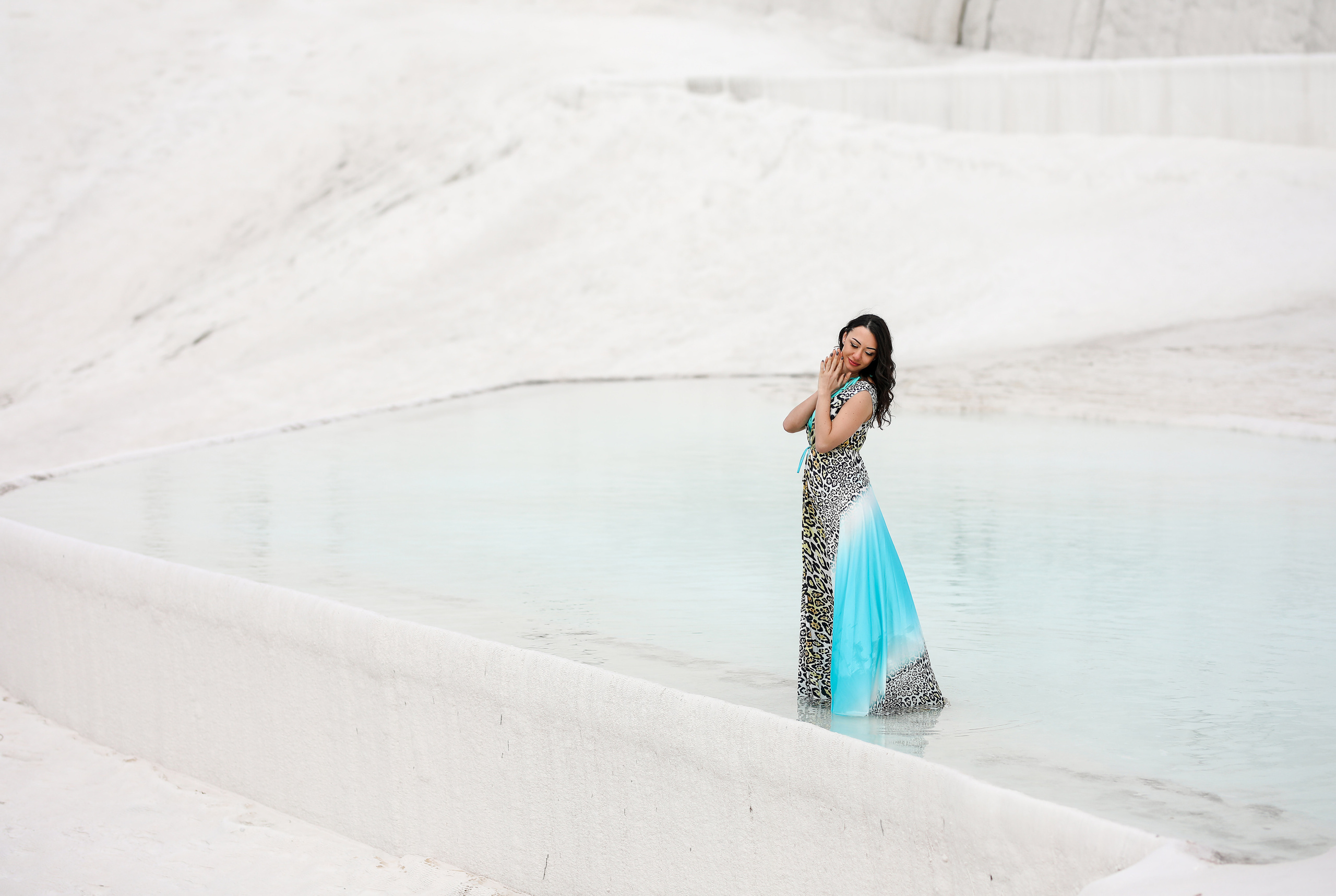 Photoshooting in Pamukkale