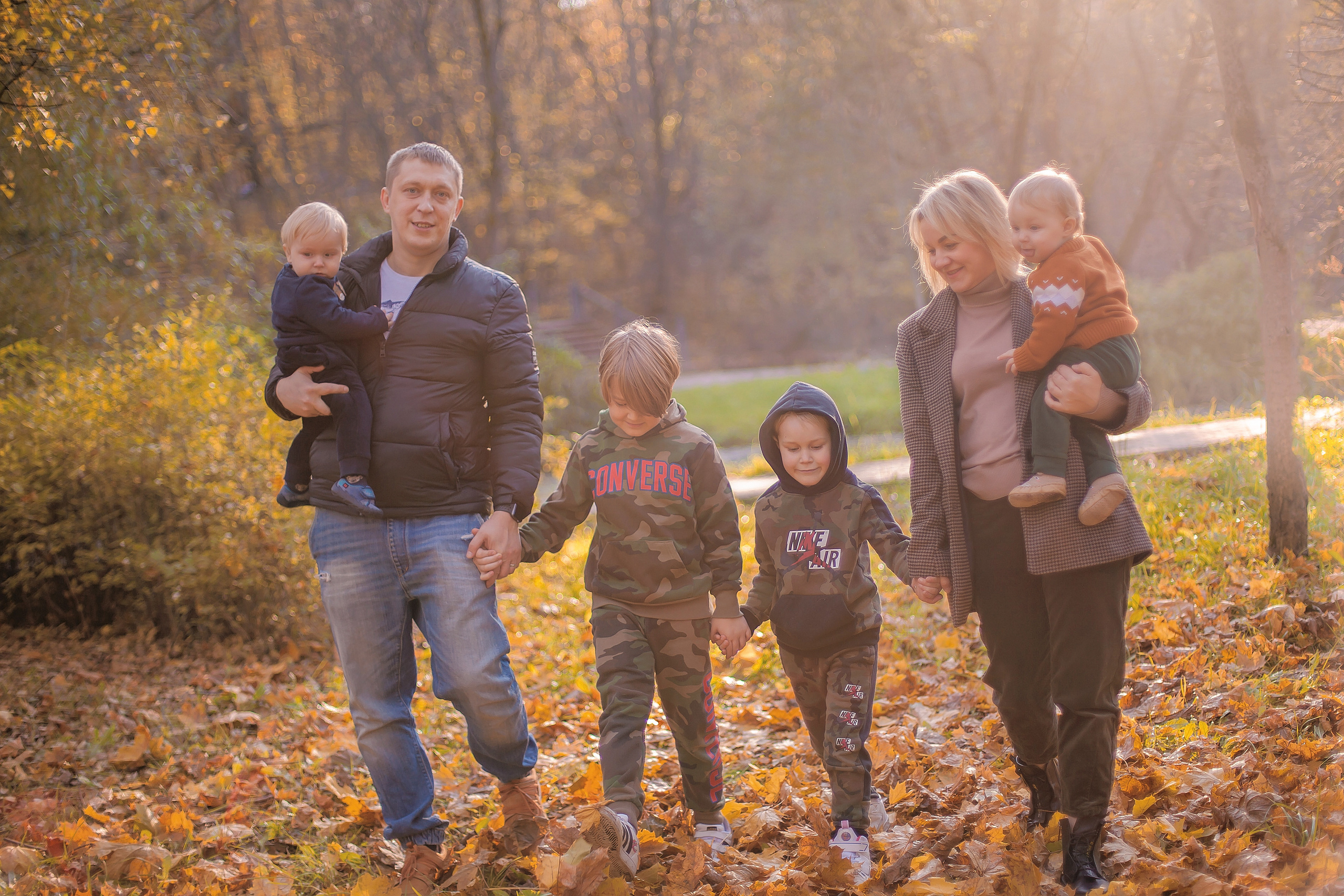 Осенние фотосессии. Детский и семейный фотограф в Москве Левандовская Анастасия