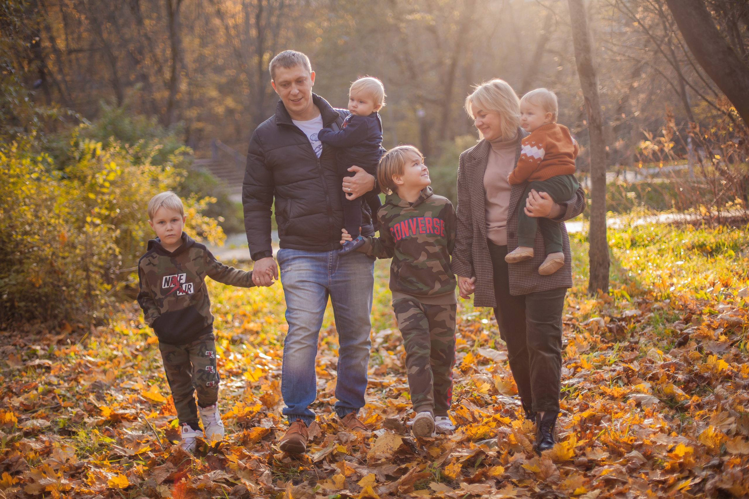 Осенние фотосессии. Детский и семейный фотограф в Москве Левандовская Анастасия