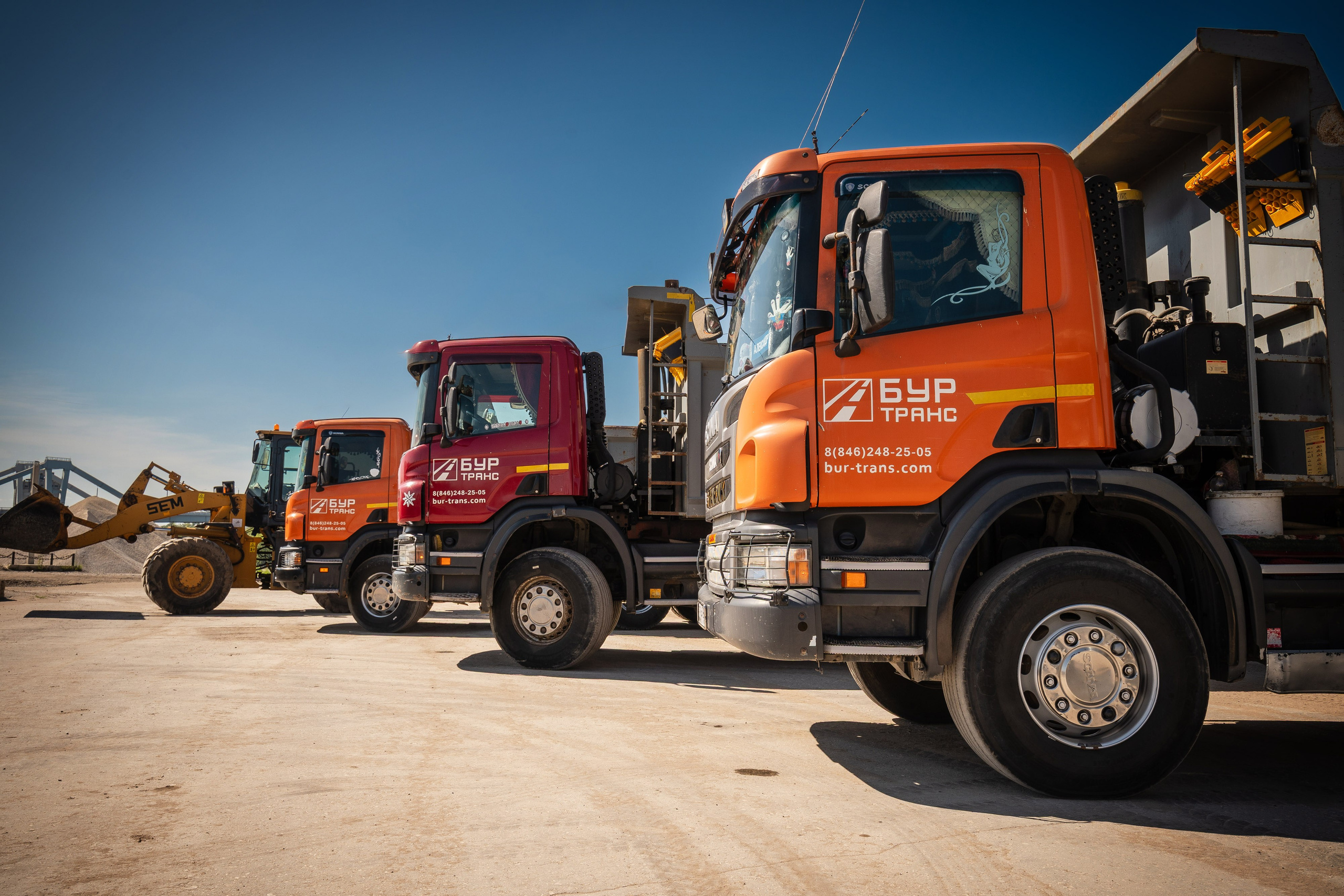 Транспортировка щебня автопоездом по Самарской области