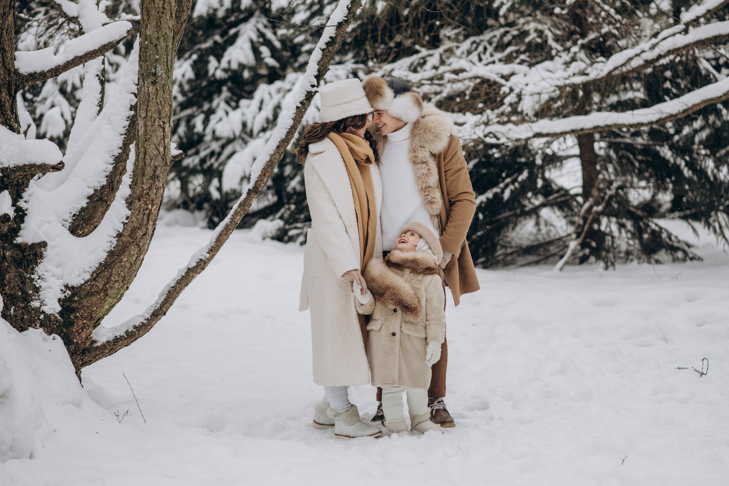 Зимняя фотосессия с Альпаками. Свадебный фотограф в Дмитрове