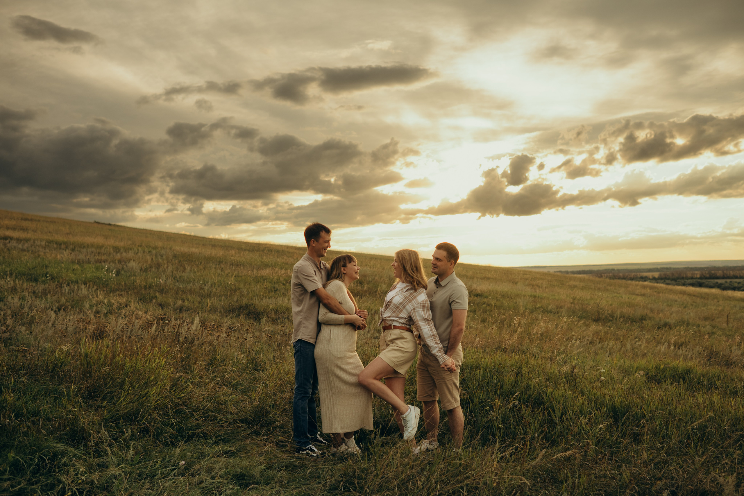 Даша Даня Ксюша Илья Саша и Ева. Свадебный и семейный фотограф в Самаре Головань Наталья