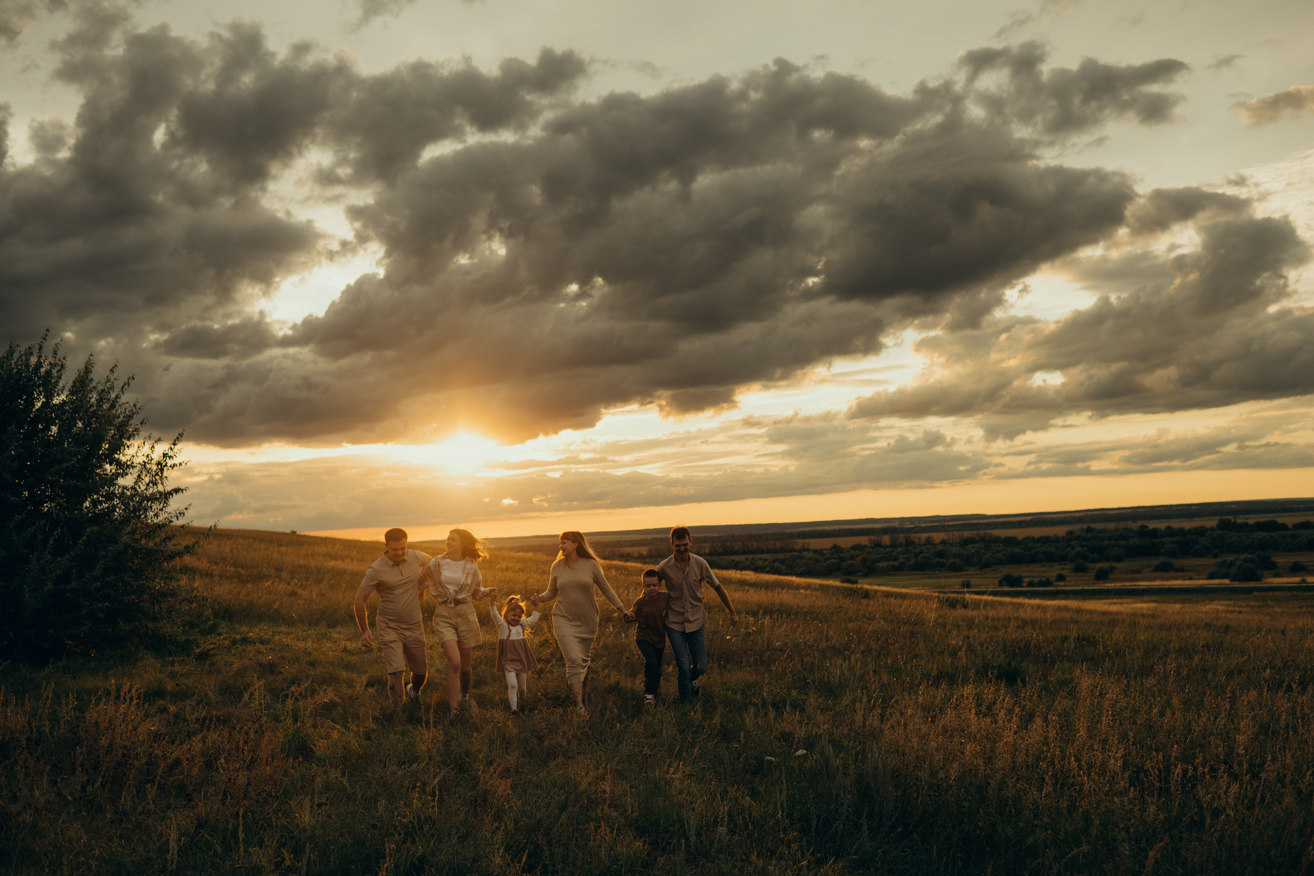 Даша Даня Ксюша Илья Саша и Ева. Свадебный и семейный фотограф в Самаре Головань Наталья