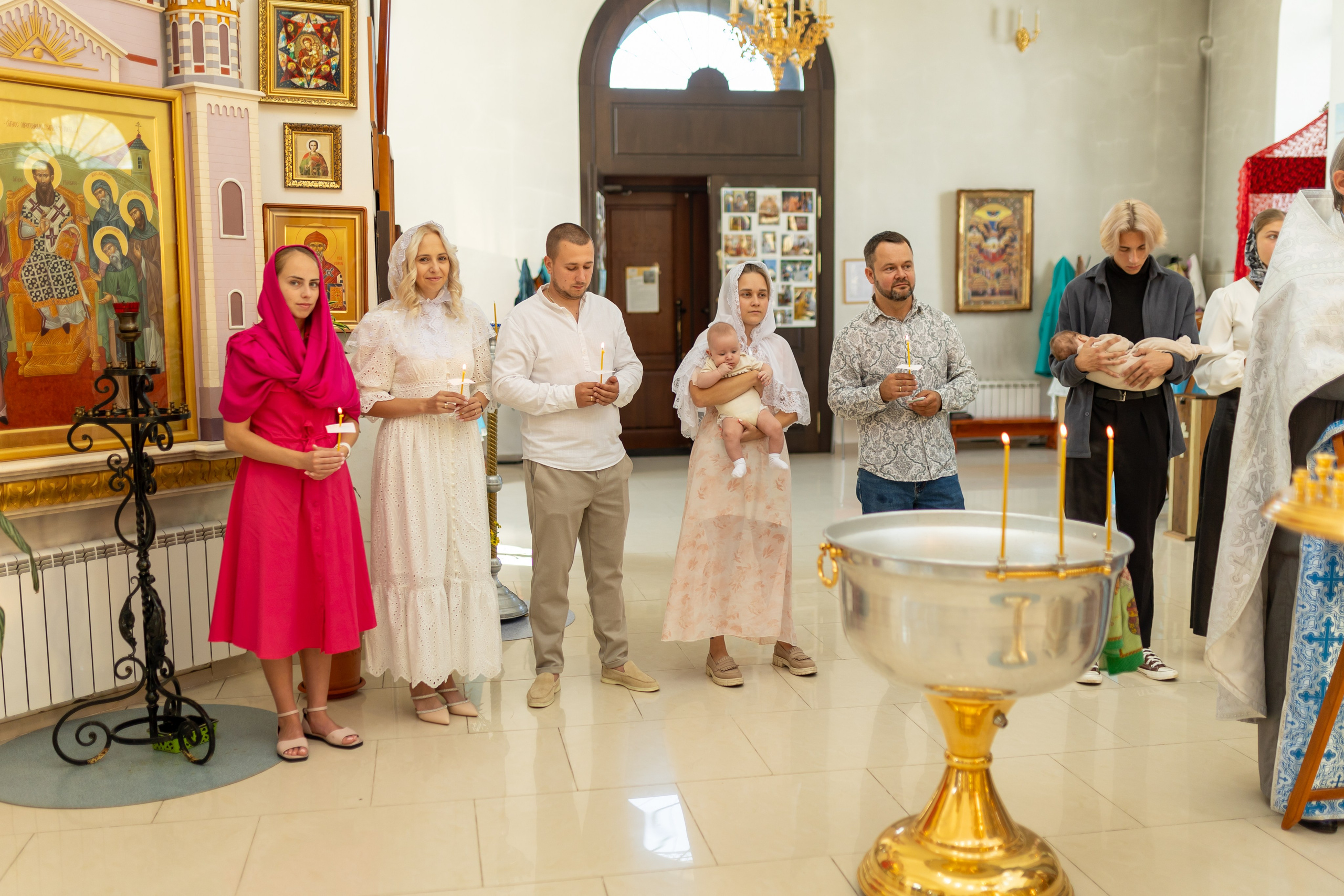Крещение Артёма (все фото с таинсвта крещения). Фотограф новорожденных. Детский и семейный фотограф Марьяна Юдина