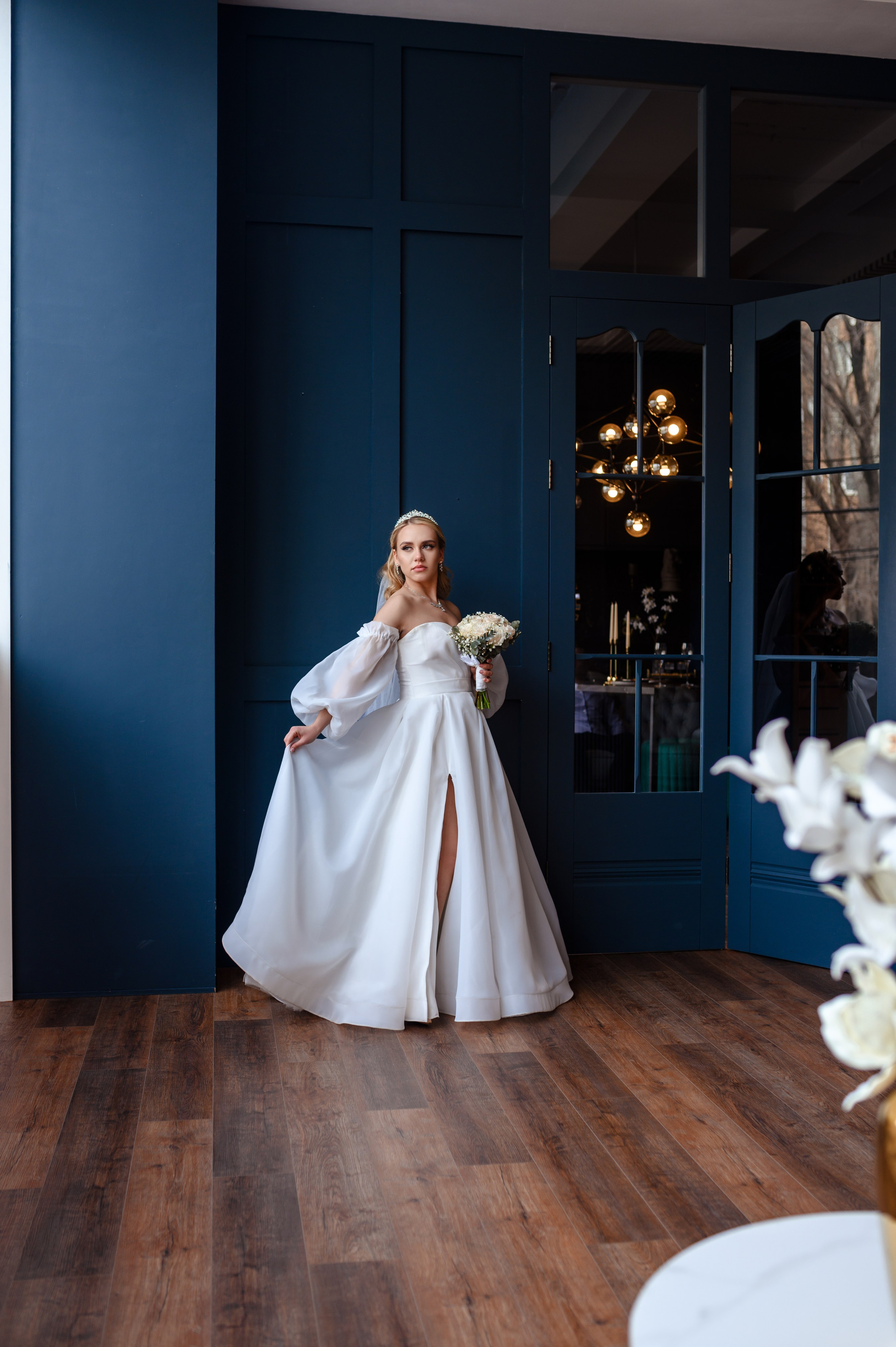 Свадебная фотосессия в фотостудии Аврора зал Эклипс. Семейный и свадебный фотограф в Донецке и Макеевке Дяченко Наталья