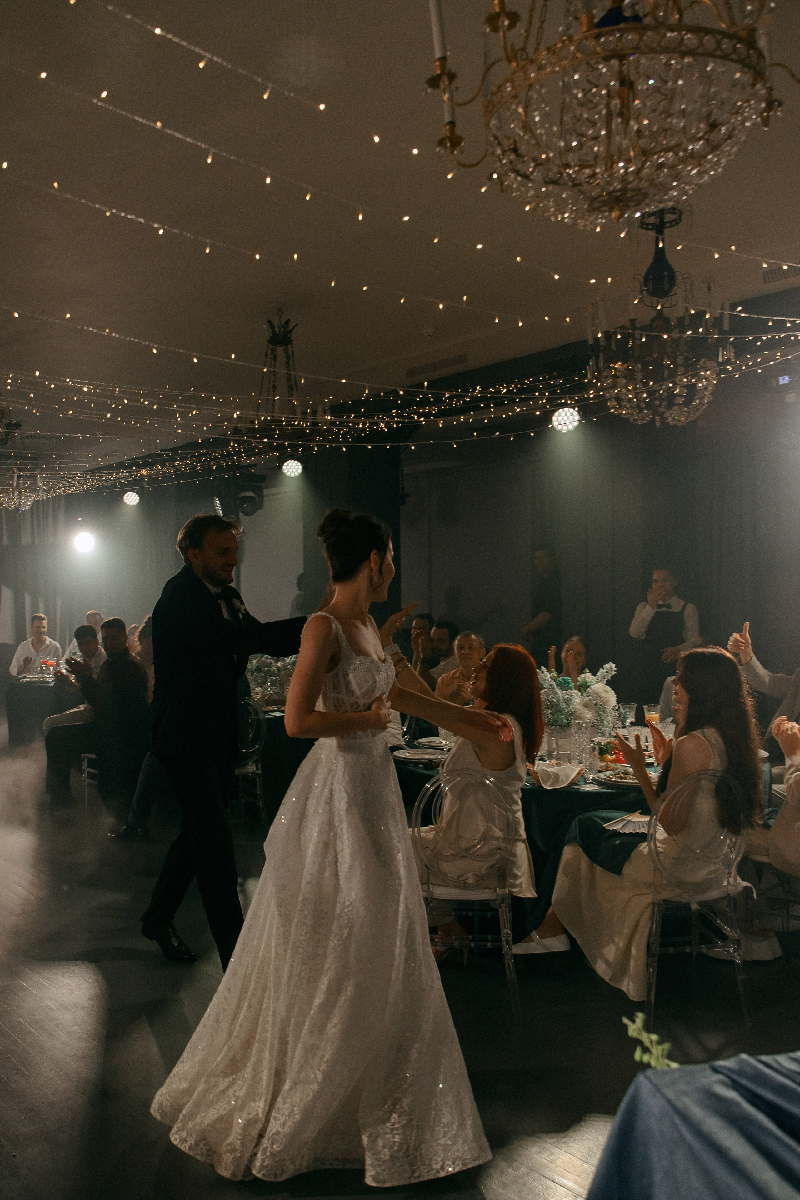 Свадебный ужин в ресторане АРХИТЕКТОР. Свадебный фотограф Москва