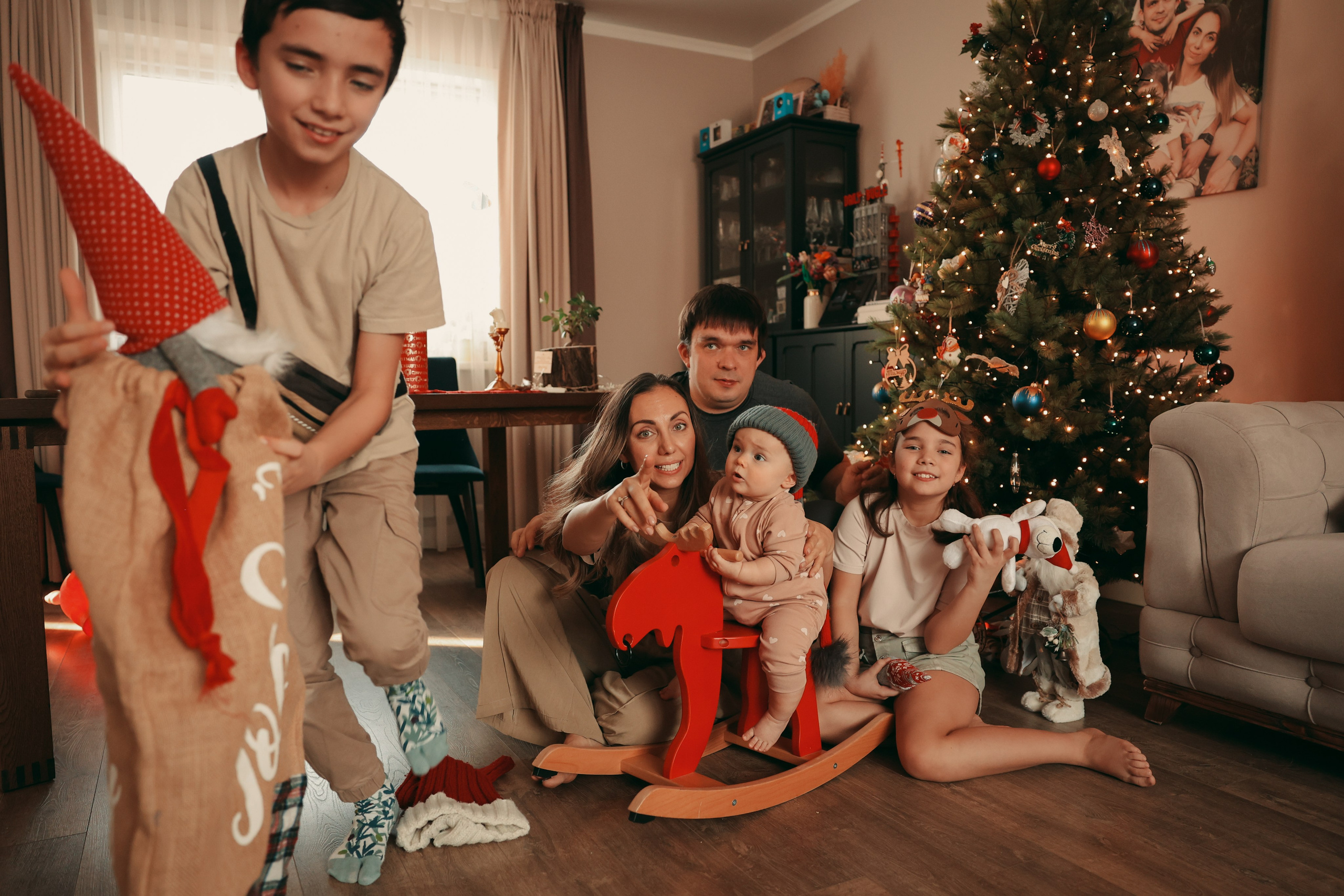 Новогоднее печенье всей семьей. Ваш семейный newborn и lifestyle фотограф в СПБ Наталья Журавлева