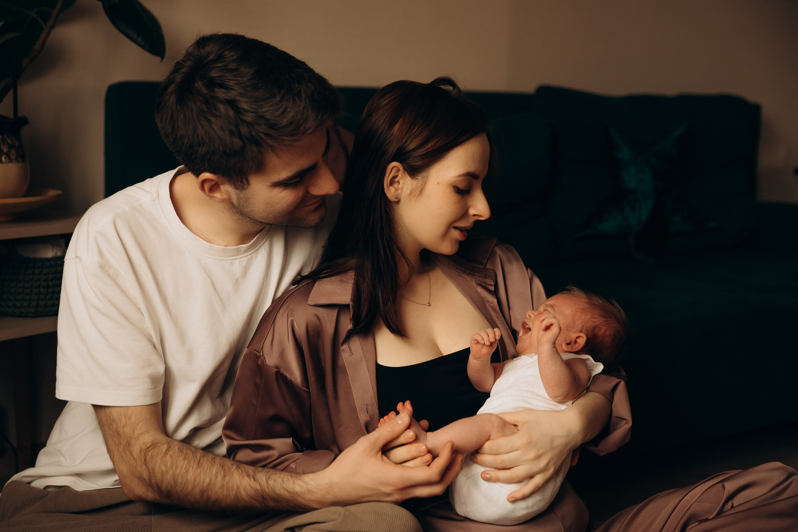 Первый месяц Веры. Детский и семейный фотограф в Москве Светлана Шабалина