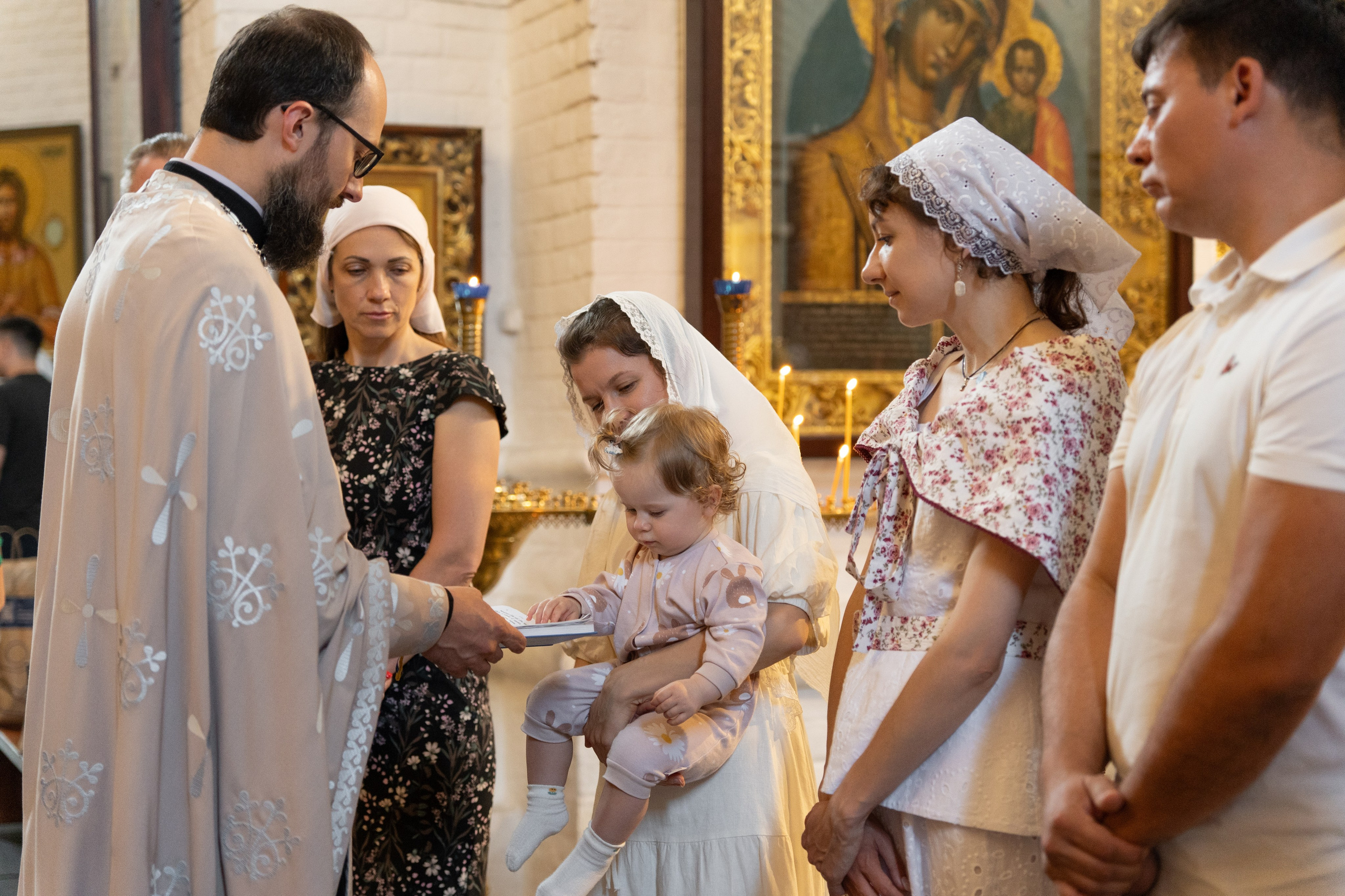 Крестины Майи в Старочеркасском Воскресенском войсковом соборе