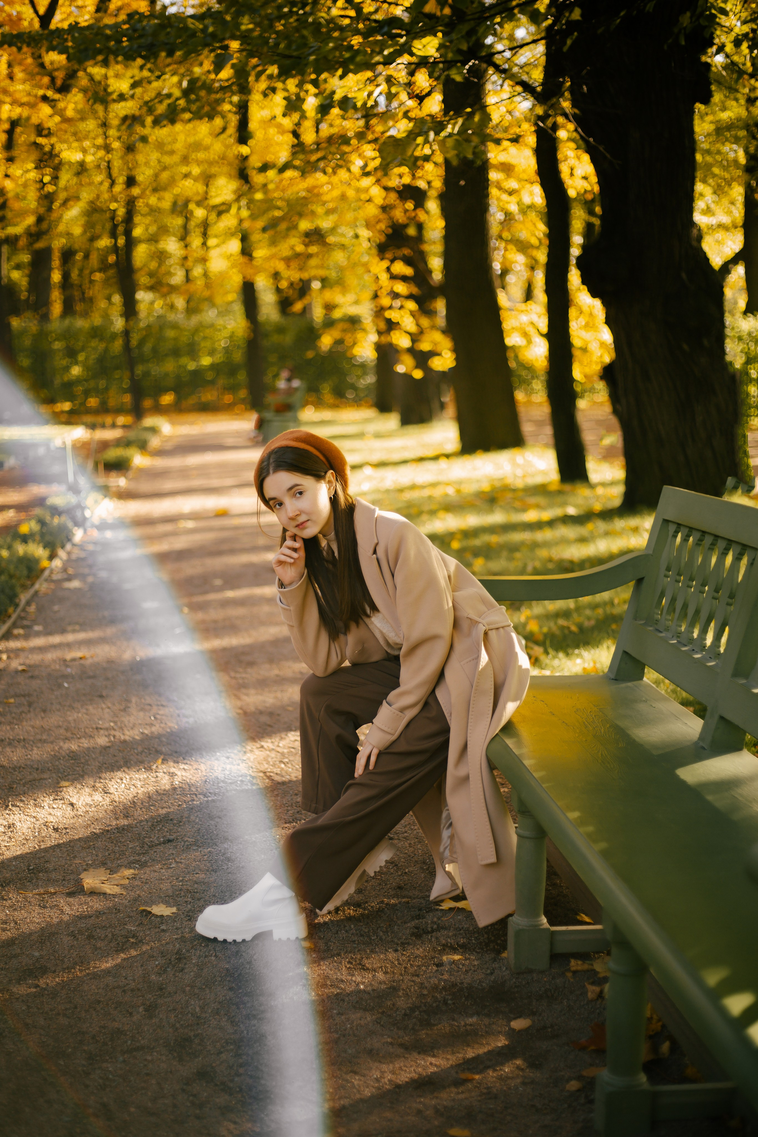 Осенью в Летнем саду. Свадебный и женский фотограф в Санкт-Петербурге Муртеева Екатерина