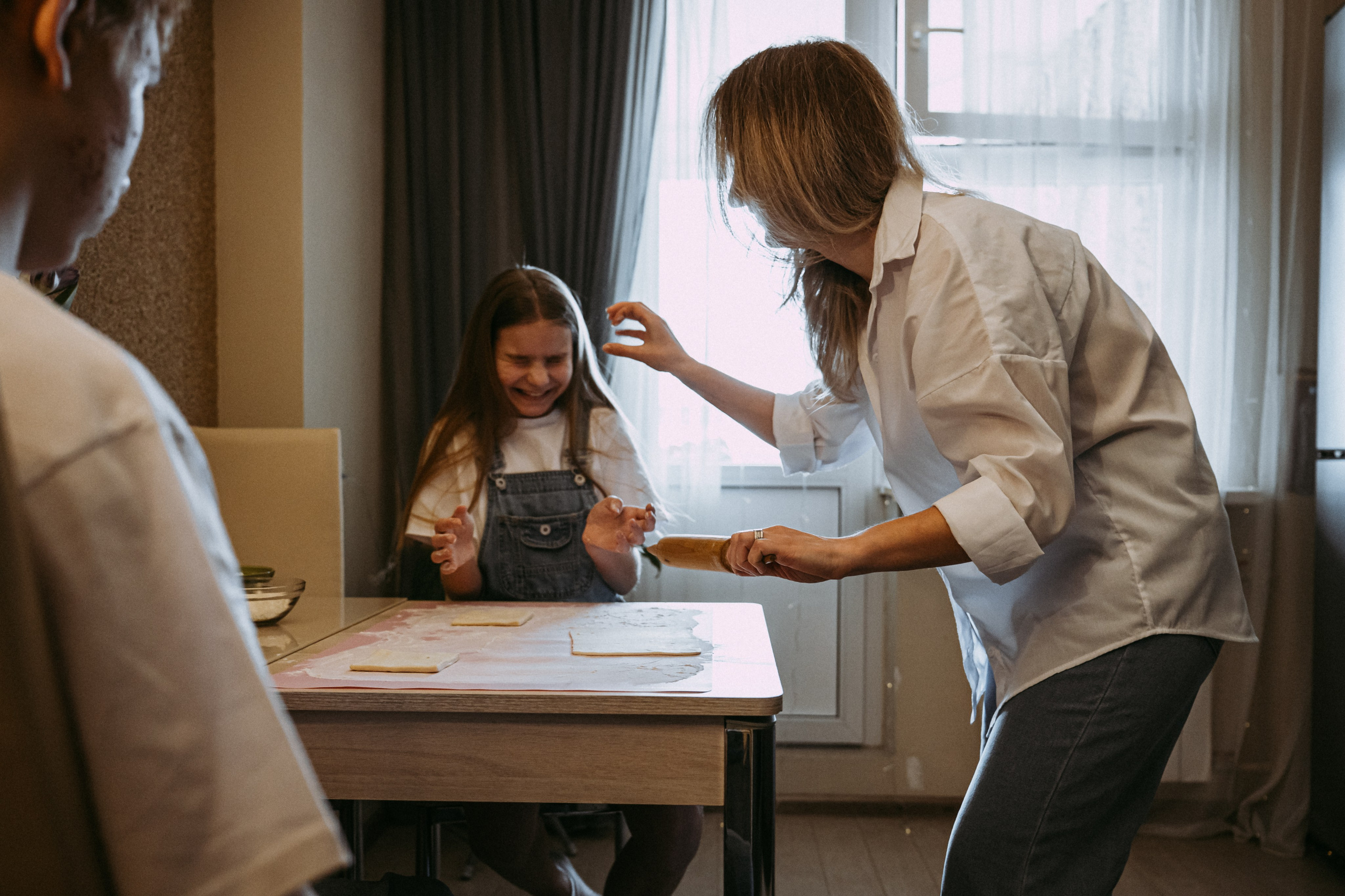 мама с дочкой