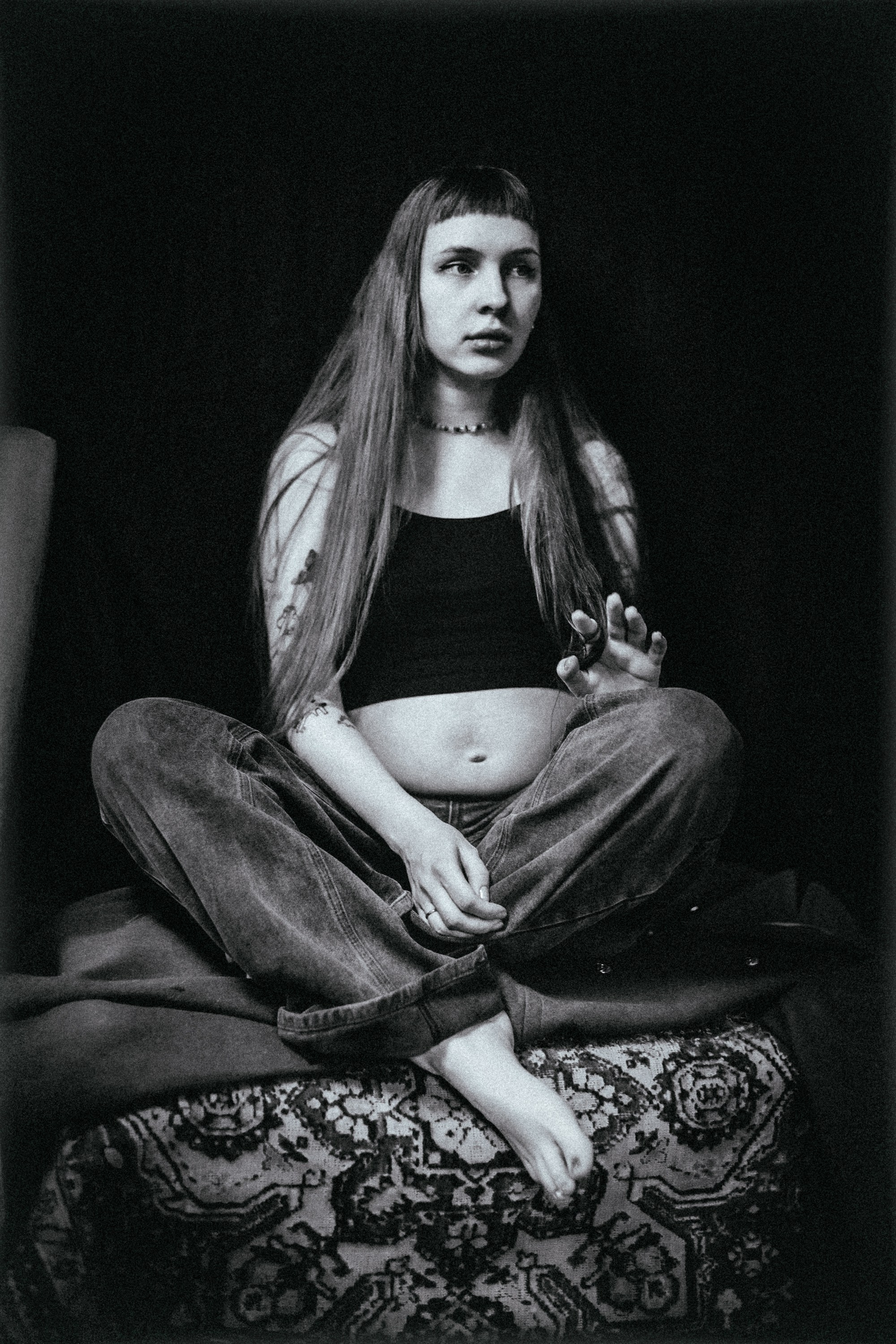 Катя. Домашняя студия. RawCat. Портретная фотография Екатеринбург