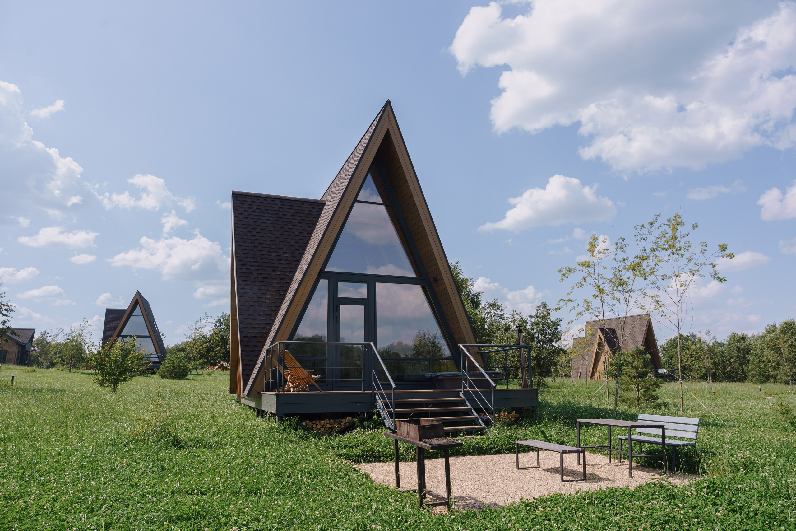 Глемпинг Трофимов берег Москва