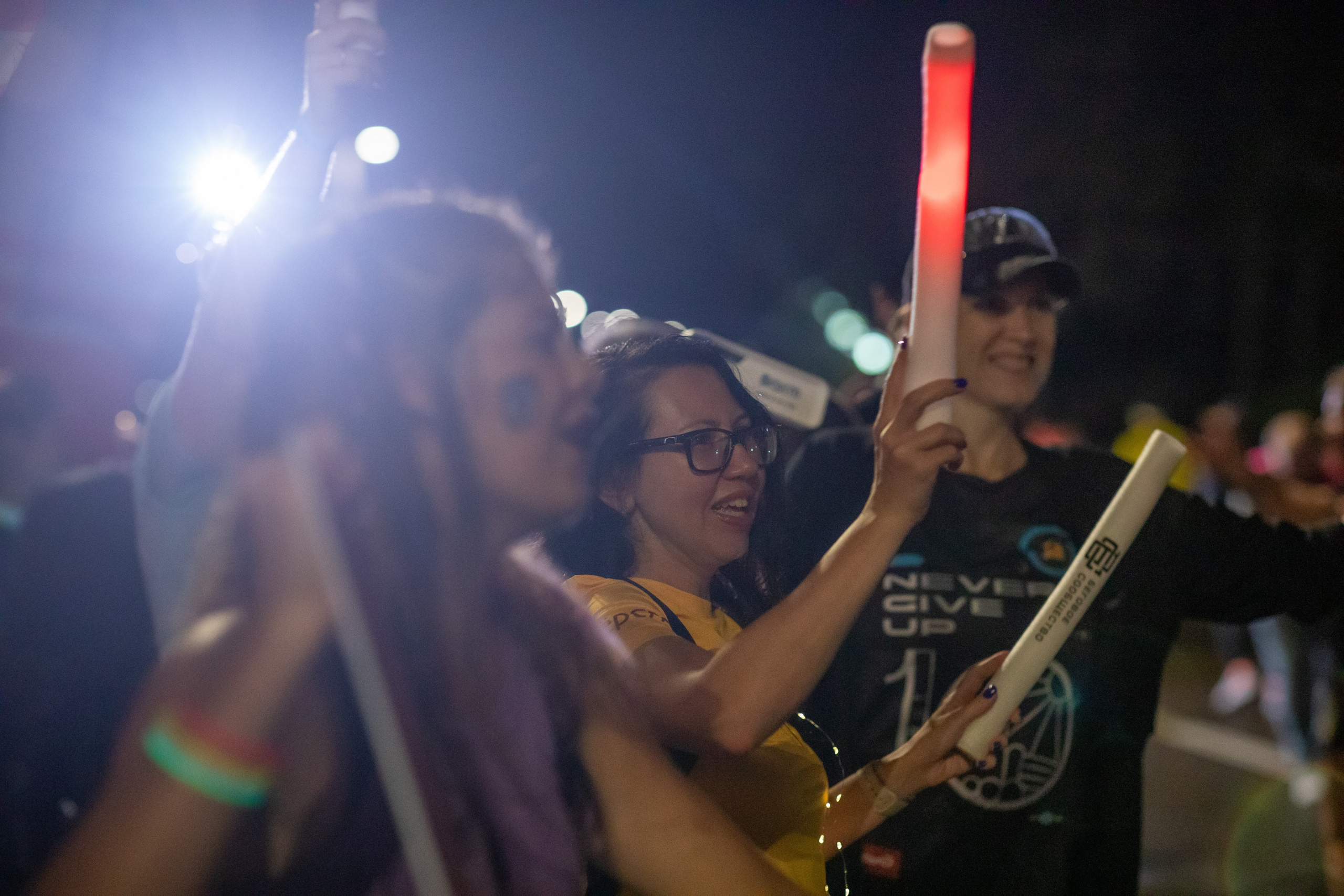 Самая крутая поддержка Ночного забега от 5 вёрст 03.08.24. Фотограф Сергей Ловкий
