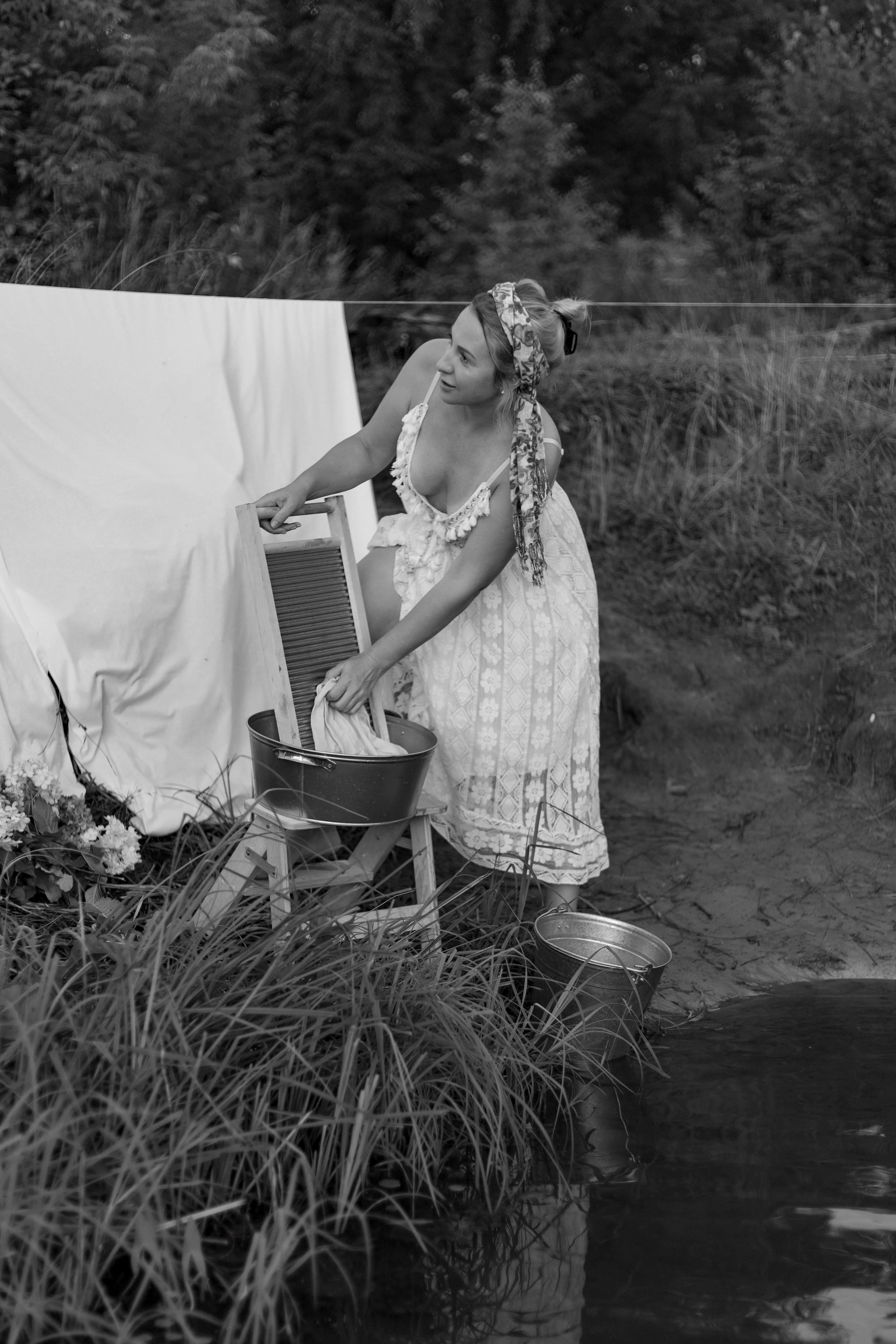 Ольга фотосессия стирка. Семейный, детский фотограф в Твери Кираева Лилия