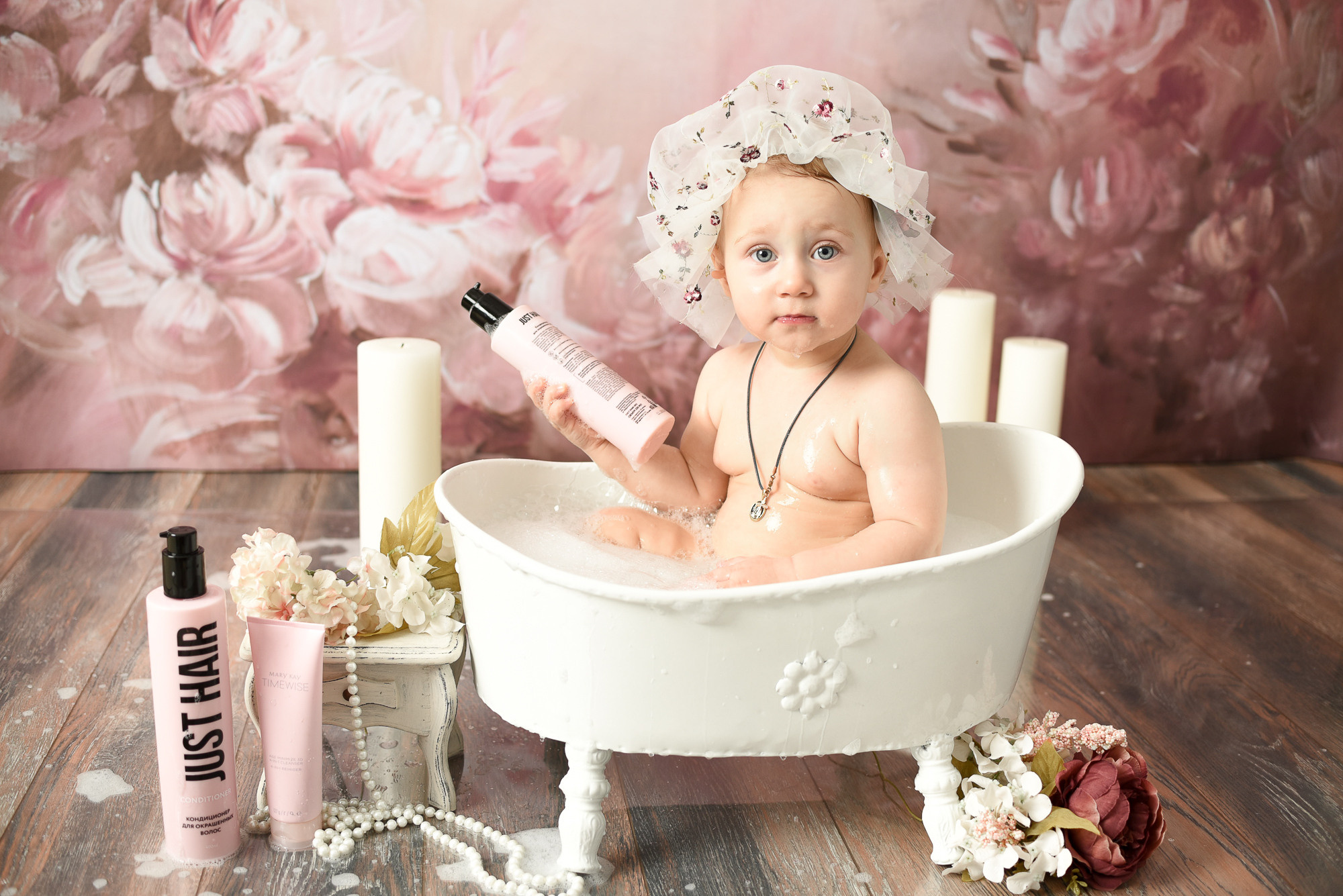 Годовасие «ВСЕ включено» малышка Стефания мама Александра Добрякова. Фотограф новорожденных в Нижневартовске Лара Курдюкова