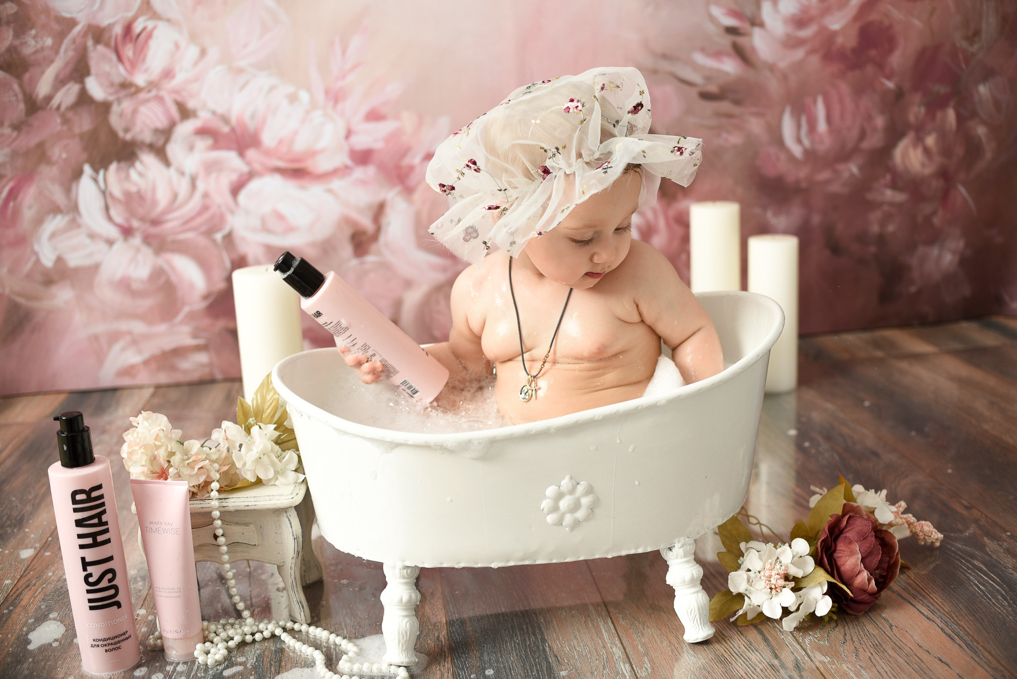 Годовасие «ВСЕ включено» малышка Стефания мама Александра Добрякова. Фотограф новорожденных в Нижневартовске Лара Курдюкова