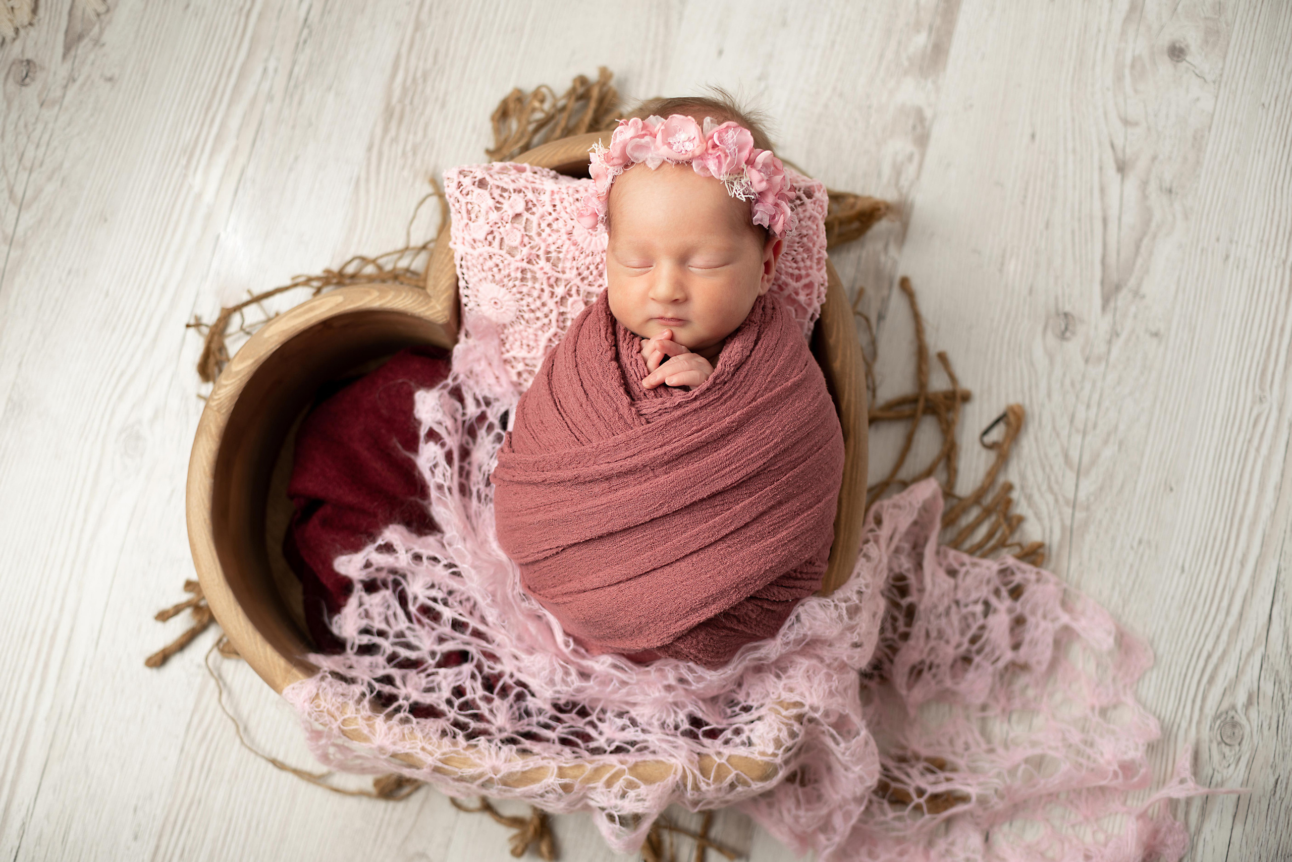 Малышка Амина пакет «Ньюборн ЭКСПРЕСС». Фотограф новорожденных в Нижневартовске Лара Курдюкова