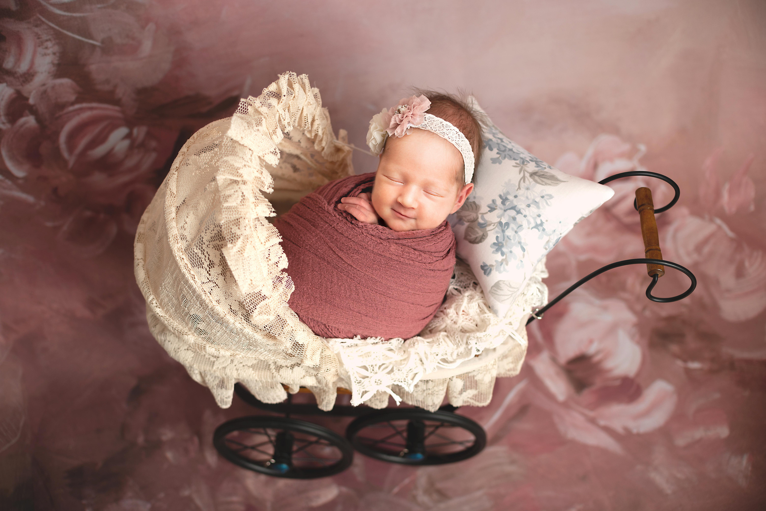 Малышка Амина пакет «Ньюборн ЭКСПРЕСС». Фотограф новорожденных в Нижневартовске Лара Курдюкова