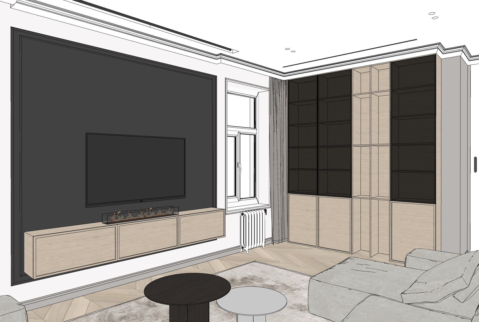 ЖК Пречистенка, Москва. Студия интерьерного дизайна и проектирования, Москва