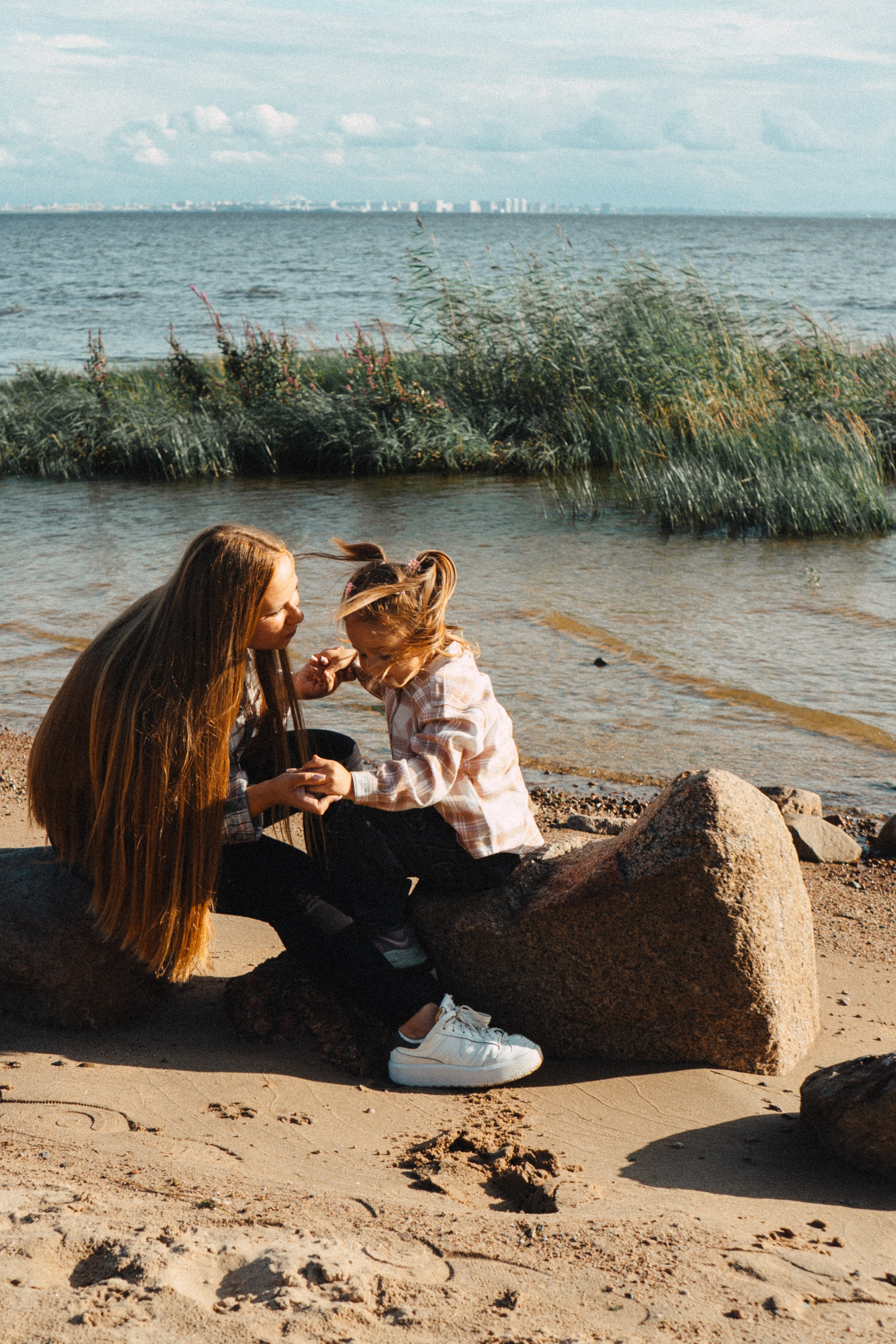 МАМА И ДОЧКА НА ФИНСКОМ ЗАЛИВЕ. Профессиональный фотограф, Санкт-Петербург — Виктория Богомолова
