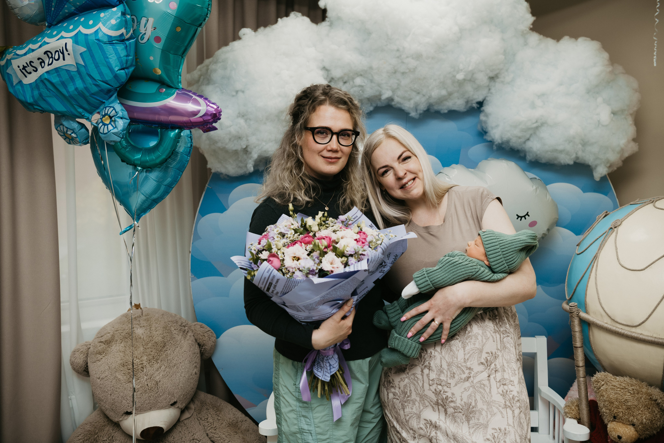 Выписка Степана на Севастопольском. Фотограф на выписку из роддома в Москве и МО