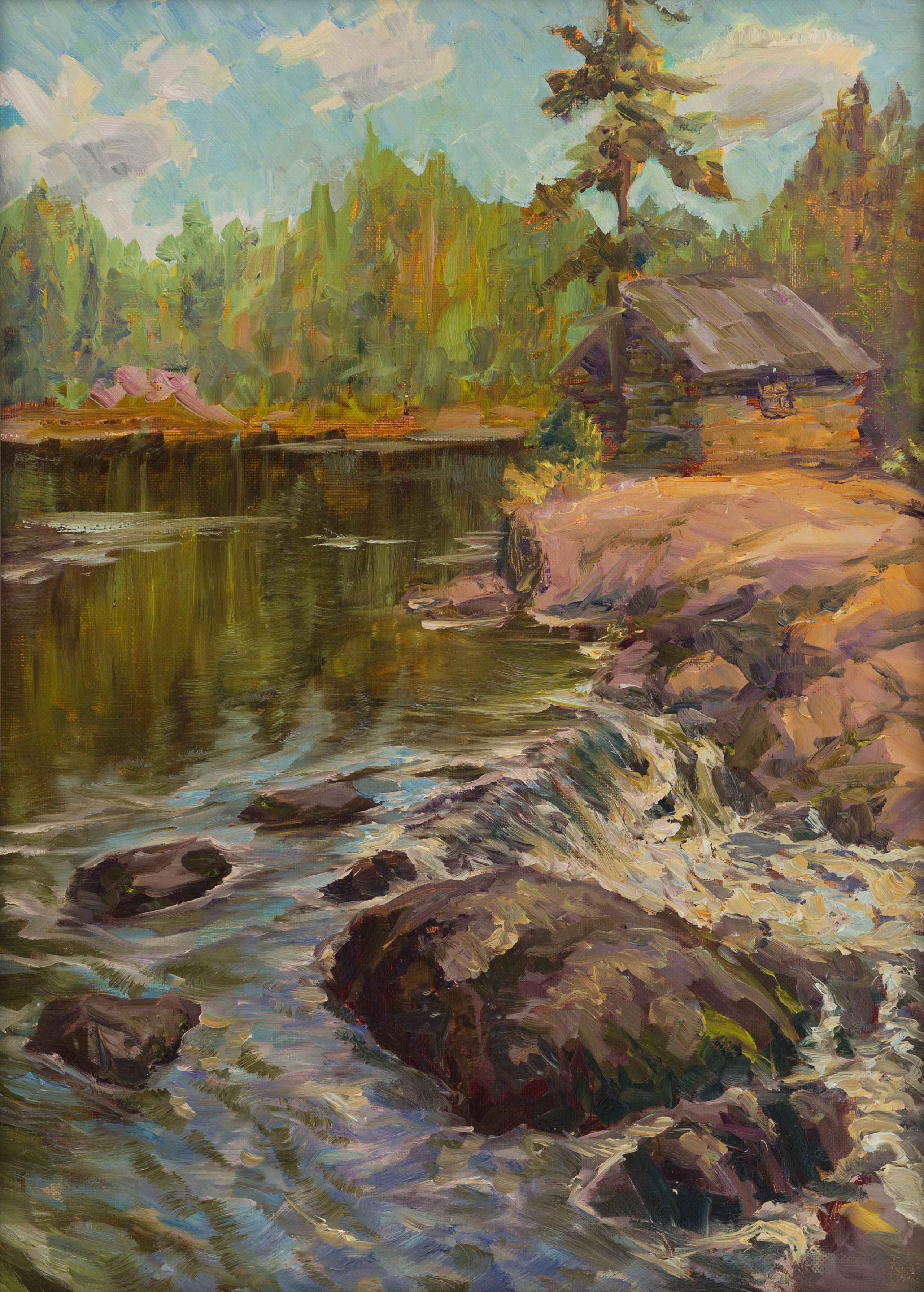 Карелия, Финляндия. Художник Василий Гасич