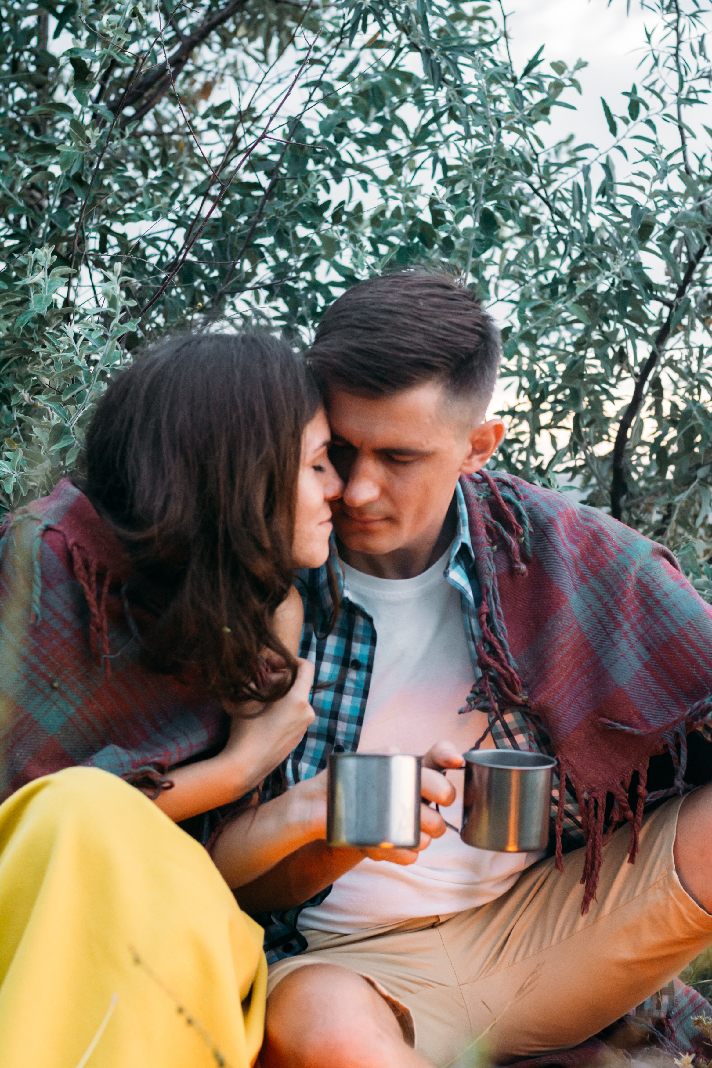 У костра. Фотограф Ким Ангелина