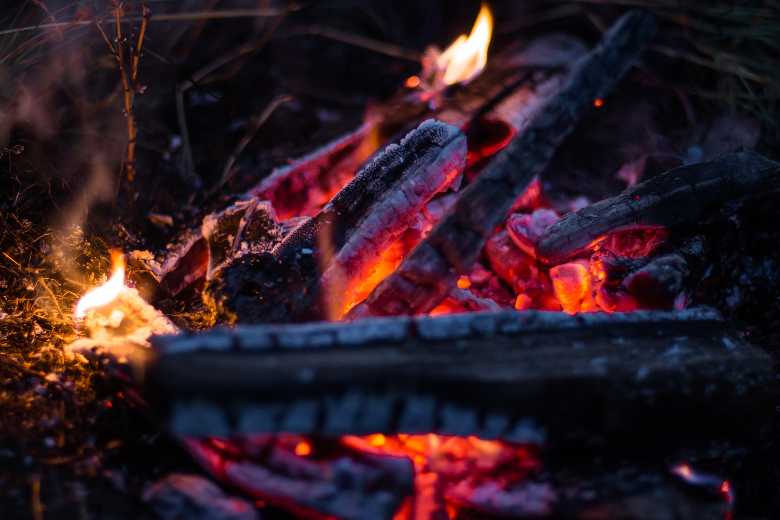 У костра. Фотограф Ким Ангелина