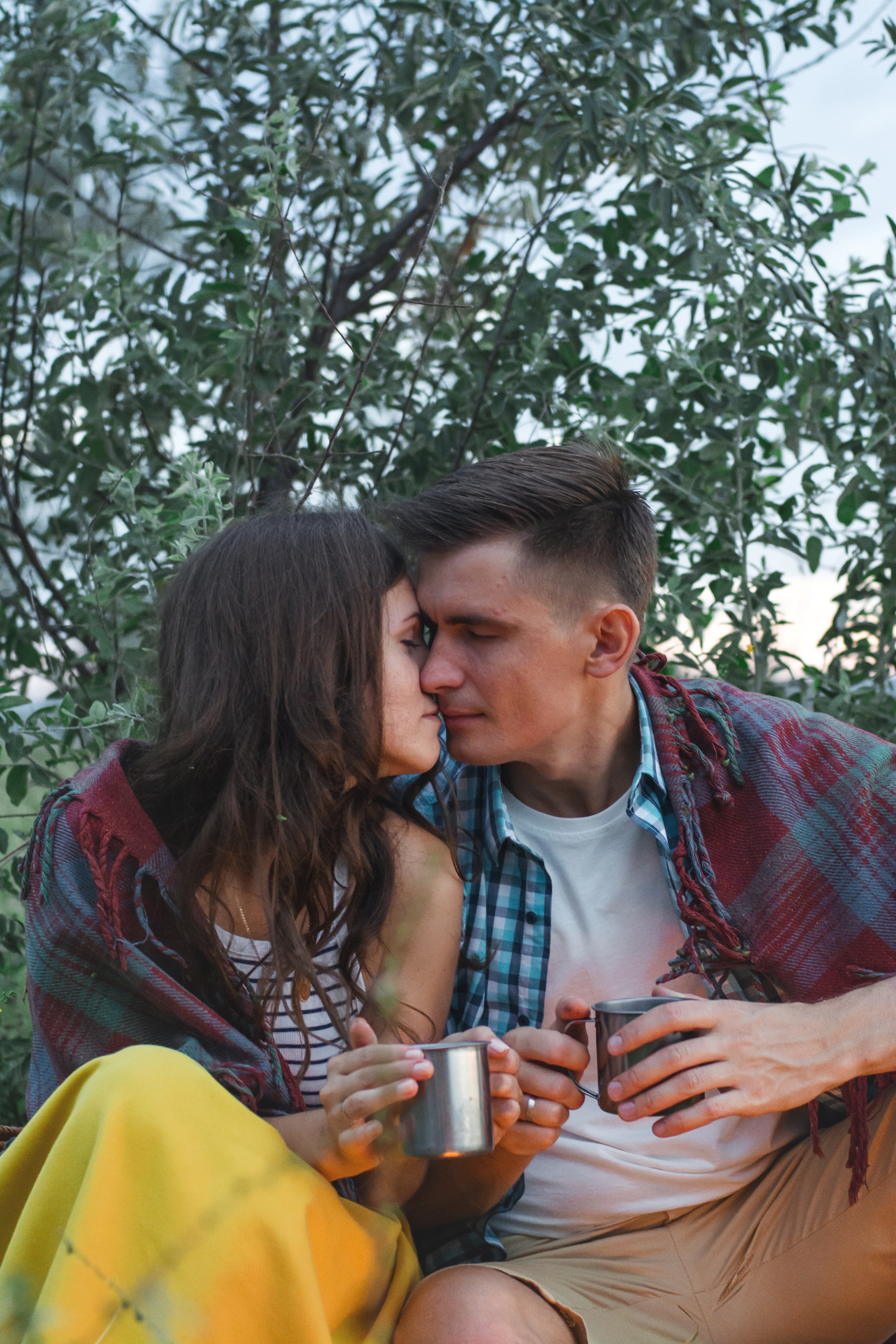 У костра. Фотограф Ким Ангелина