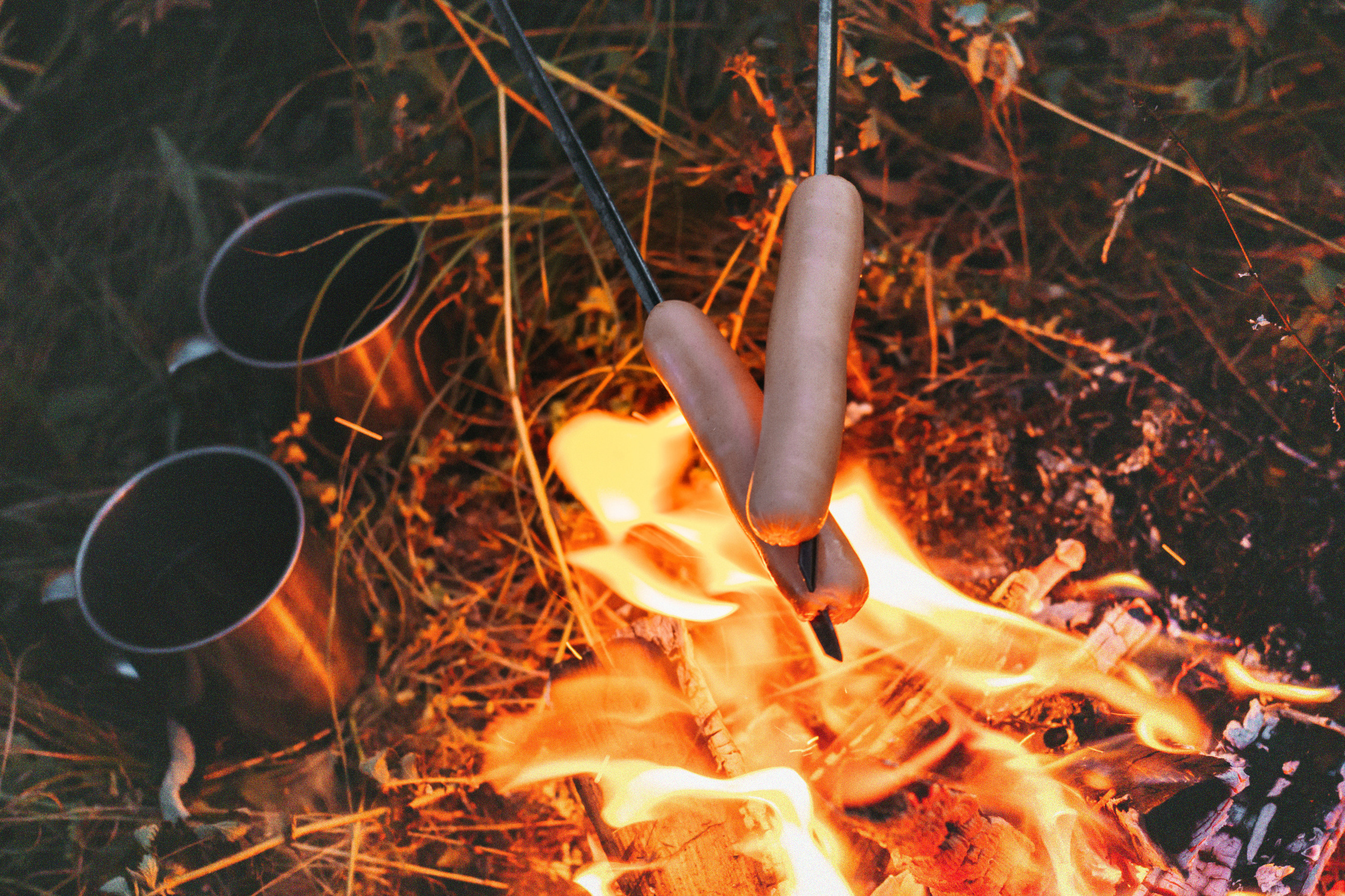 У костра. Фотограф Ким Ангелина