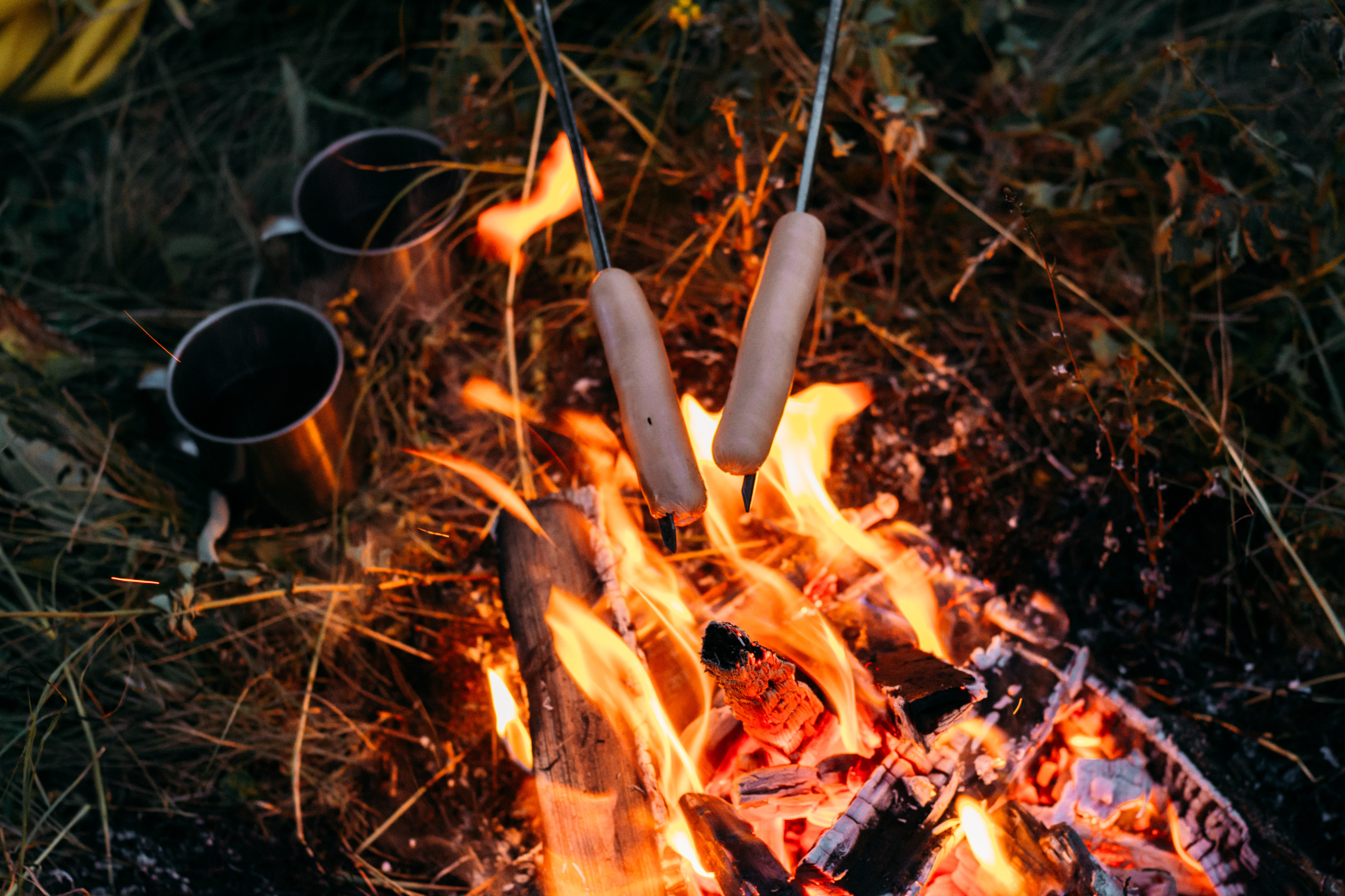 У костра. Фотограф Ким Ангелина