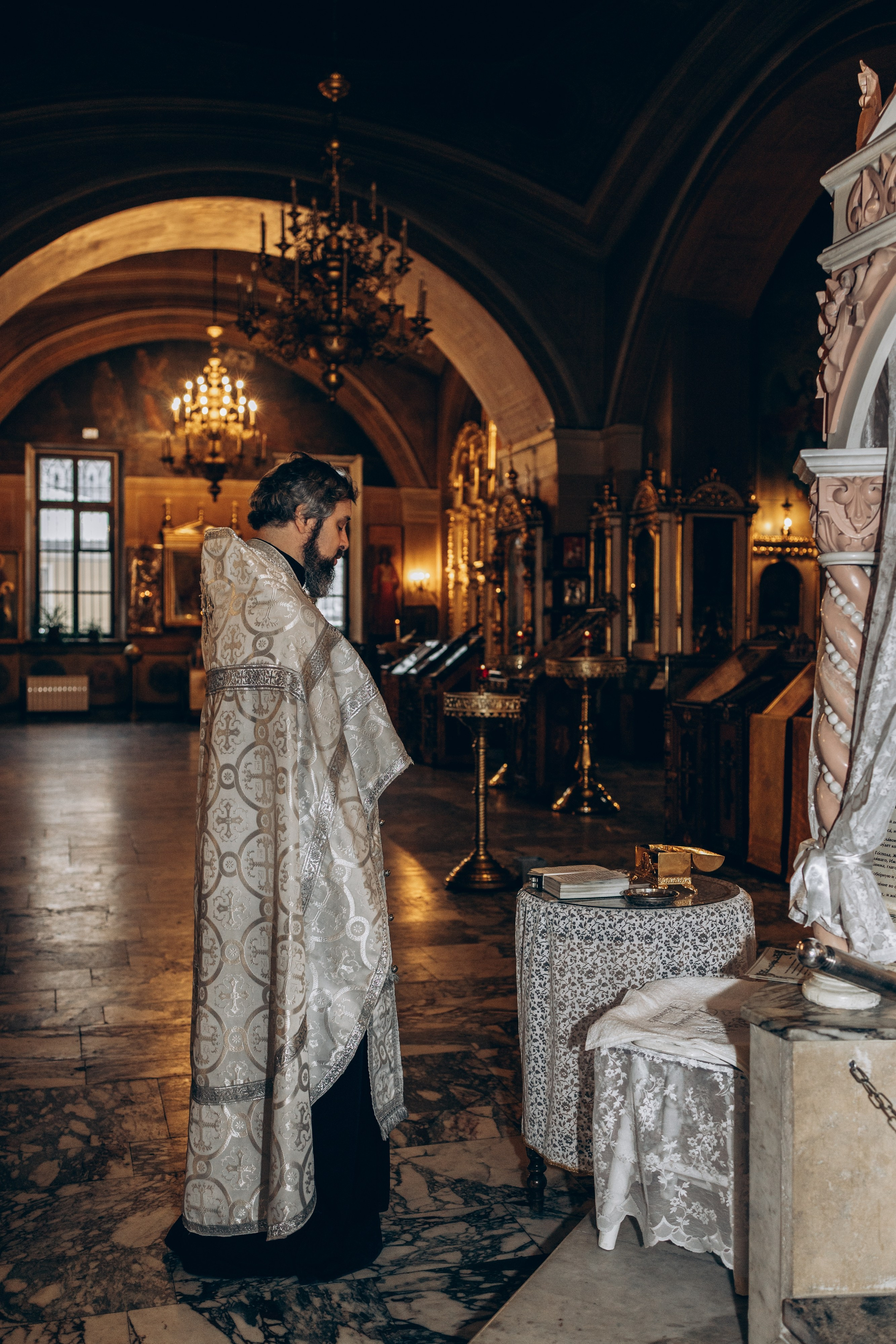 Крещение в Храме Воскресения Словущего в Даниловской Слободе. Главная