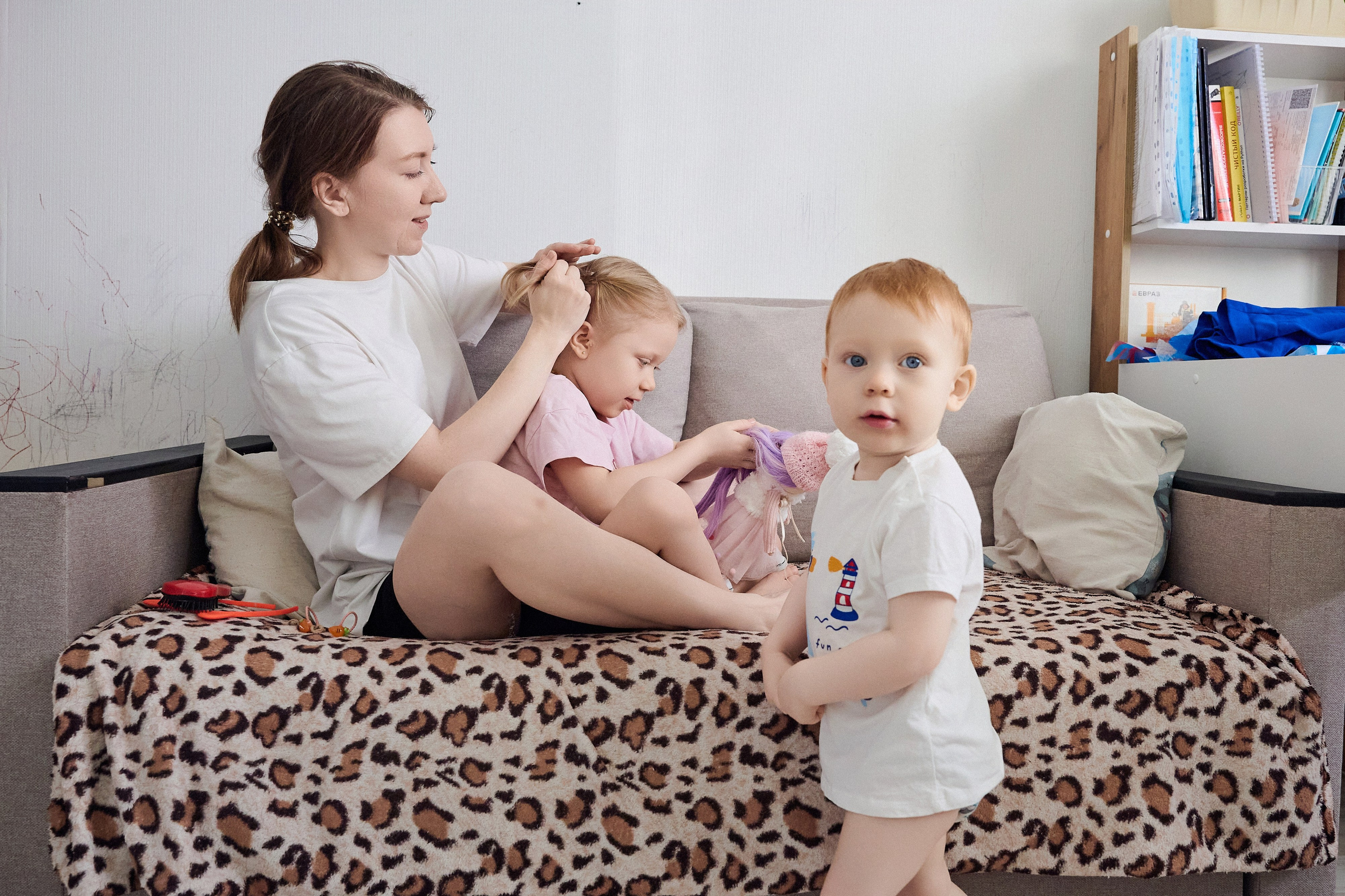 Юля и её семья. Фотограф Настя Че