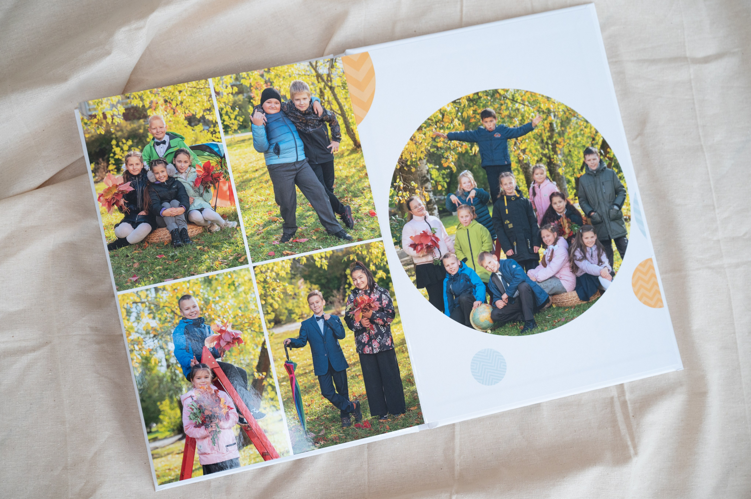 Выпускной альбом «Круги» для начальных классов. Выпускные альбомы для школы и детского сада в СПб и ЛО