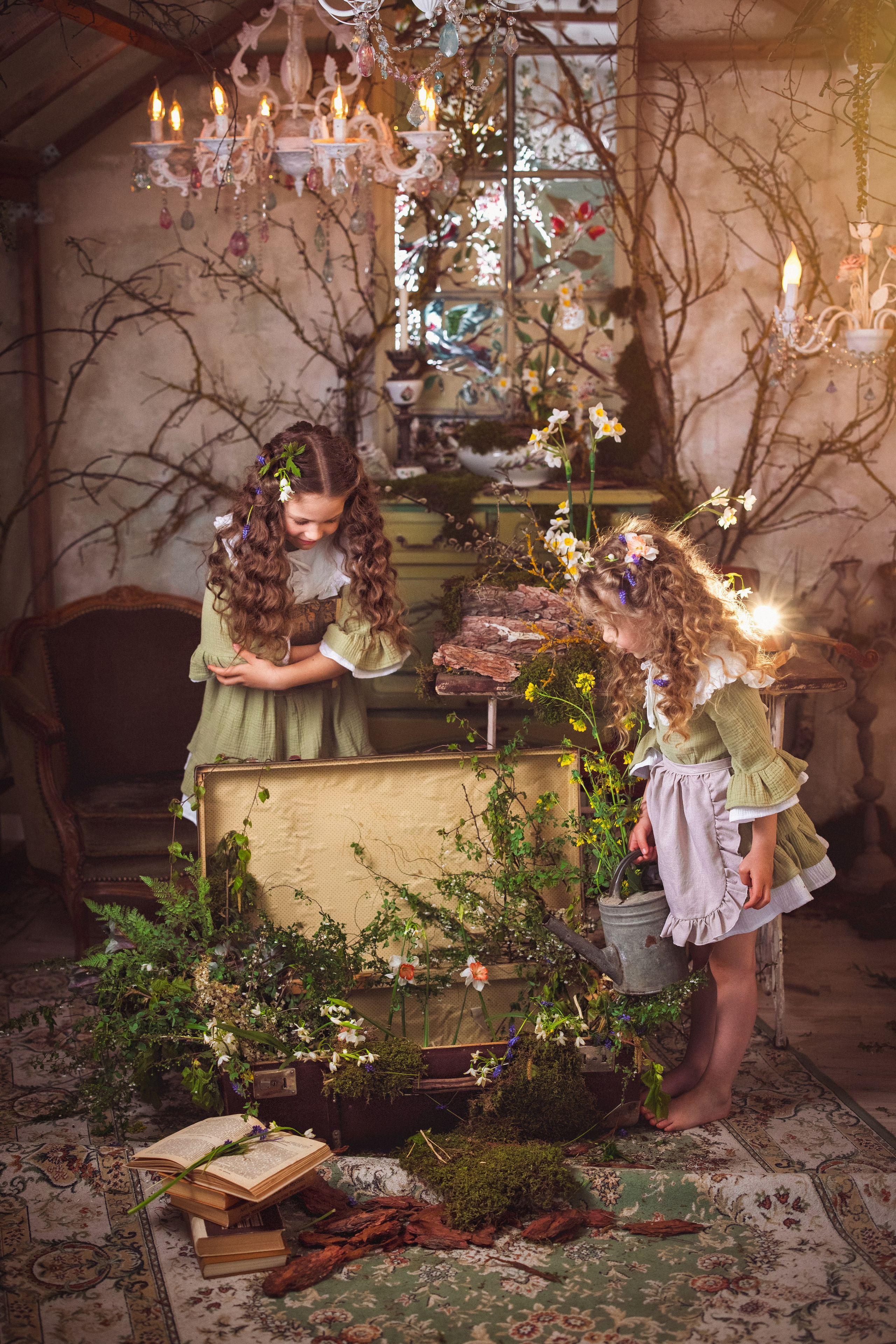 Детская фотосессия с утятами и кроликом. Семейный и детский фотограф в Краснодаре Анна Трашкова