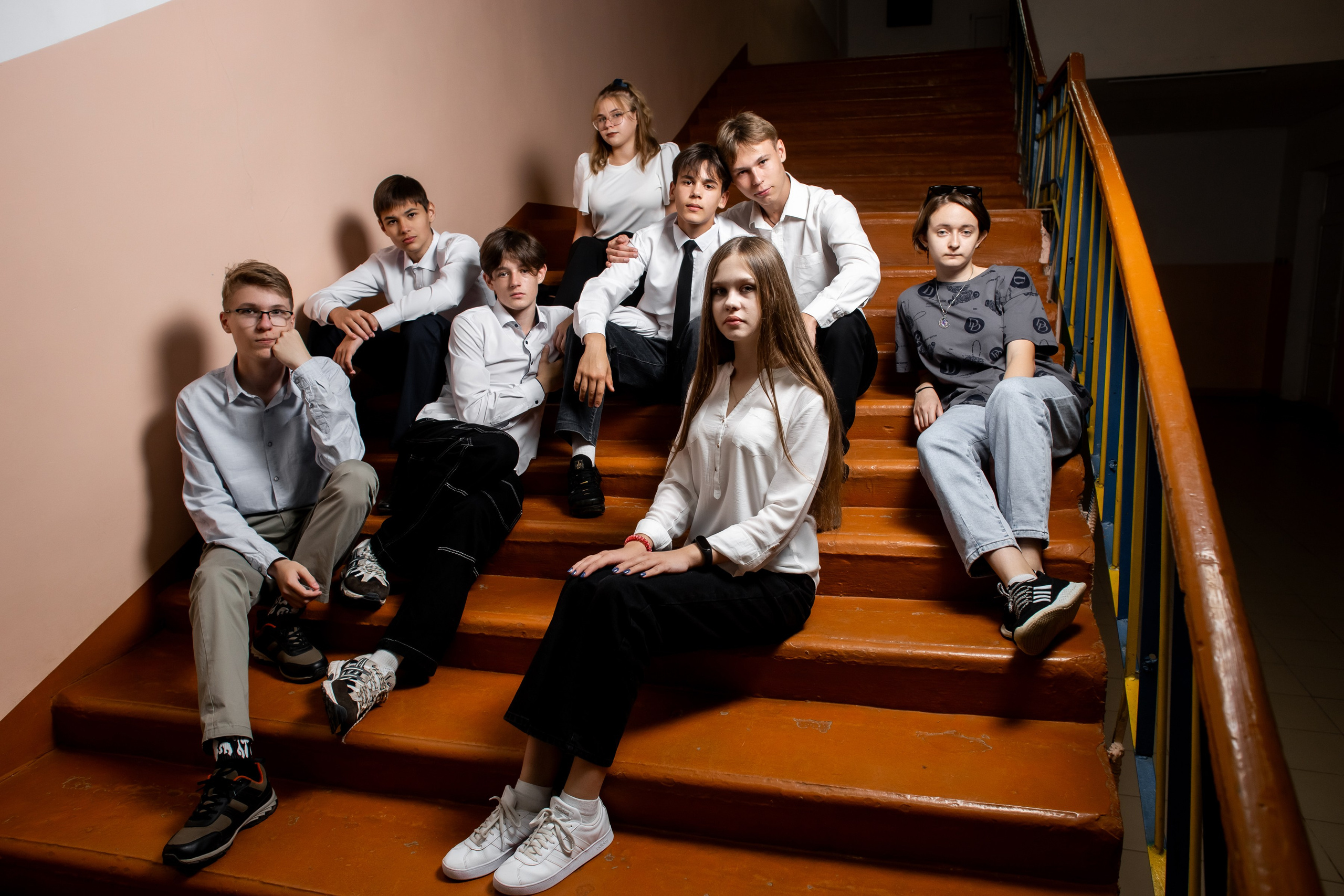 Групповая сьемка в школе. Ольга Плаксина фотограф в Саратове