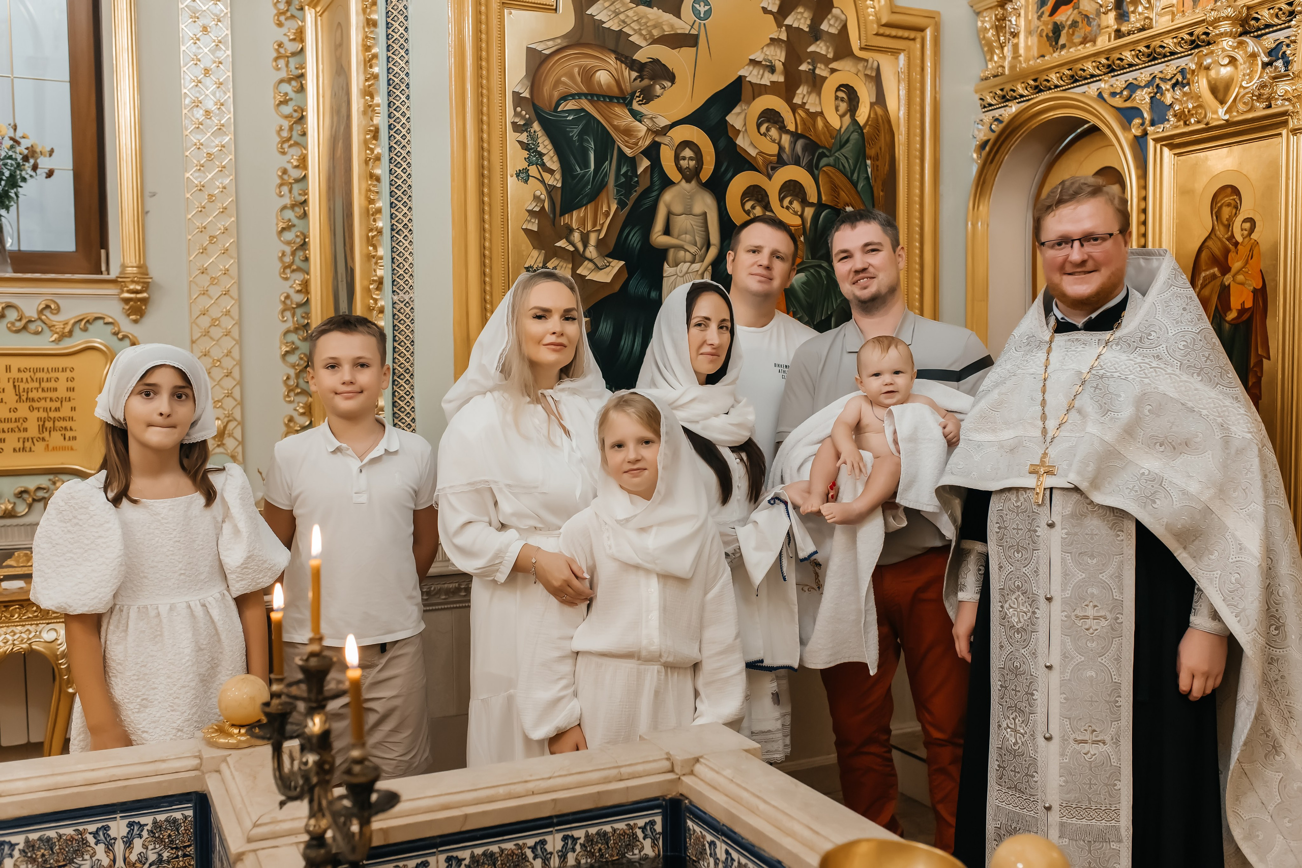 Крещение Марка в Храме всех святых на Соколе. Фотограф на крещение и венчание Москва  Надежда Баланина