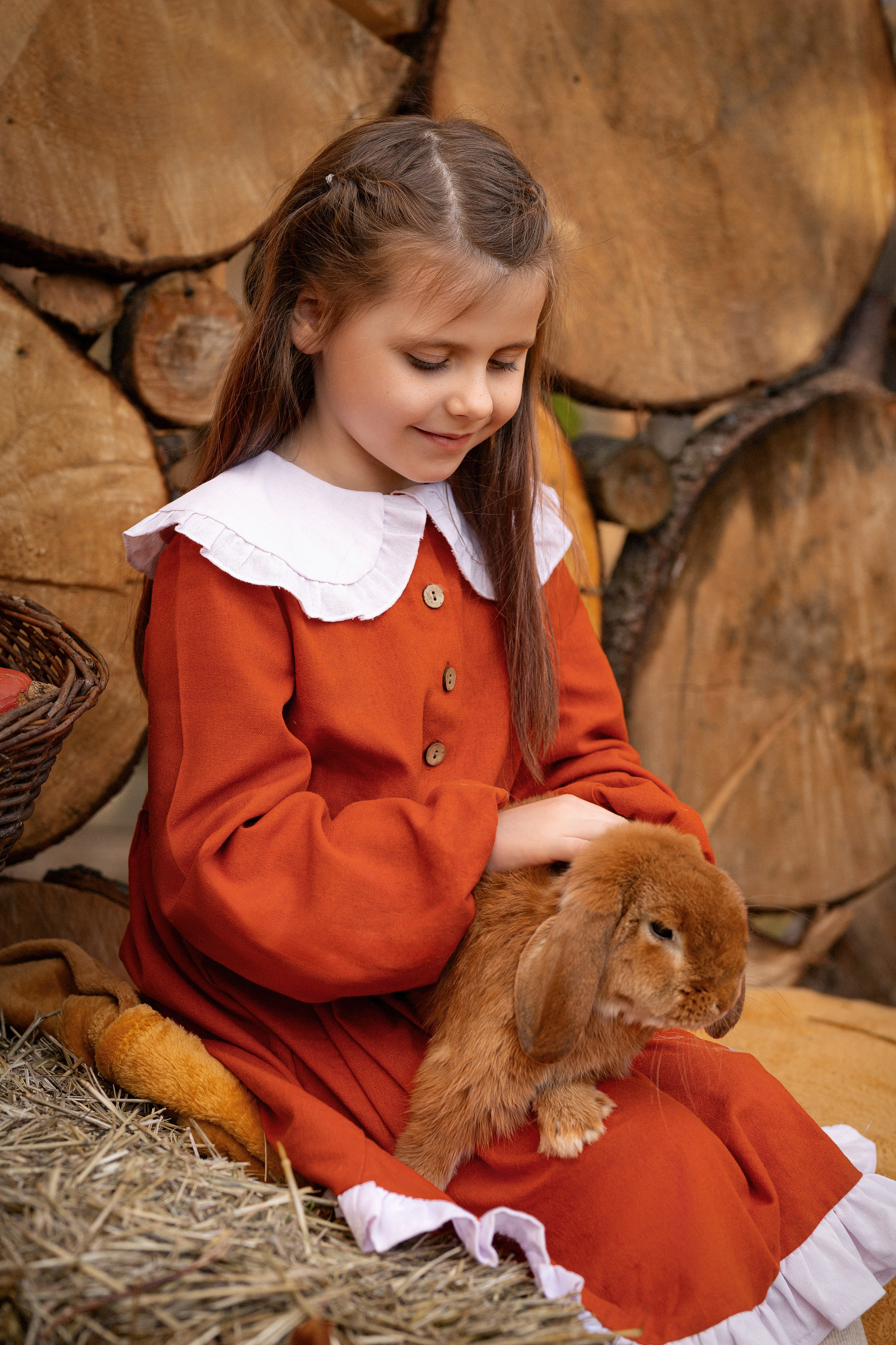 Детская фотосессия с животными. Трубинова Екатерина | Семейный фотограф | Москва