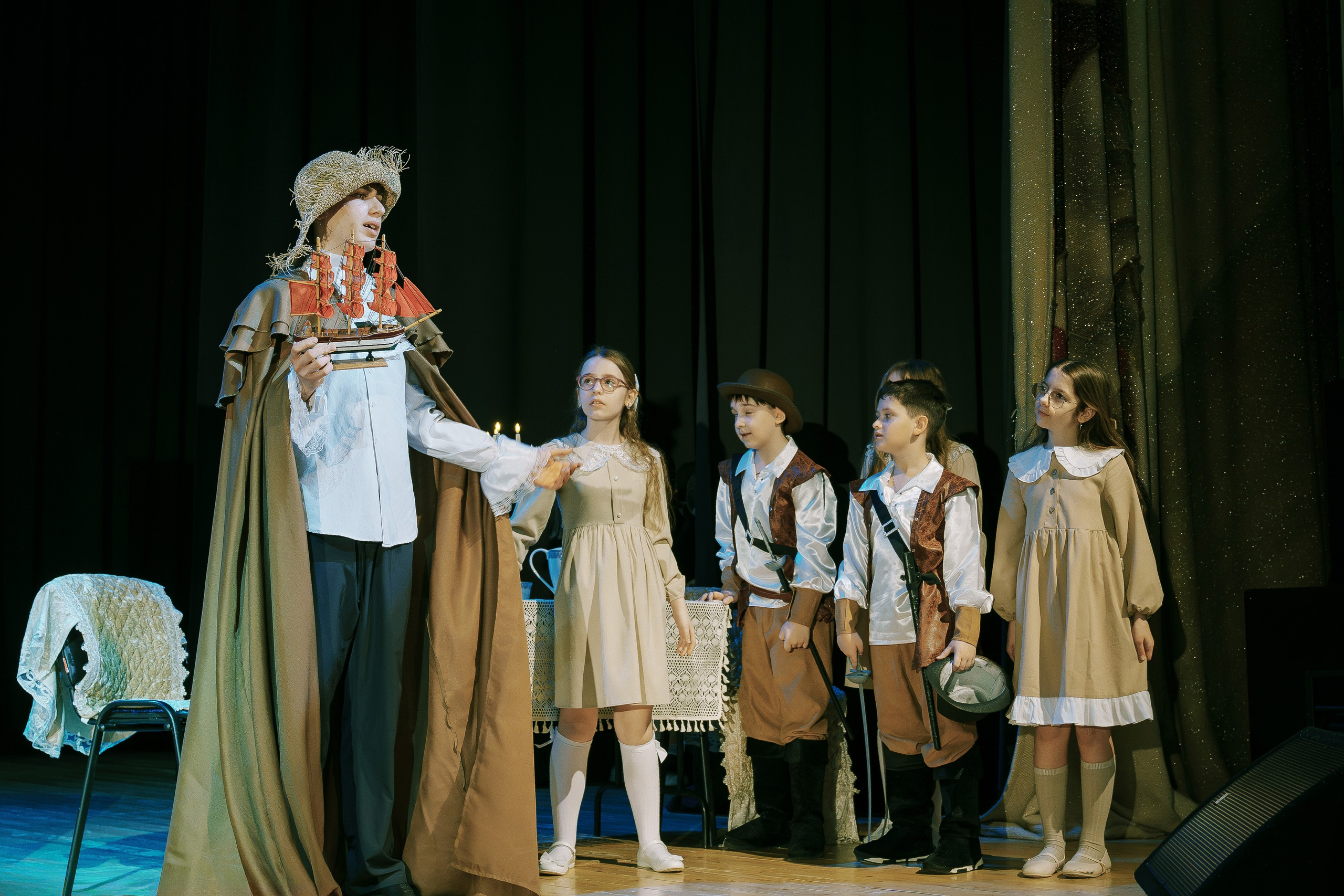 Спектакль «Алые паруса» в постановке театральной студии «Волшебный мир театра». Фотограф Евгений Егоров